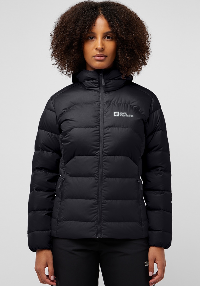 Jack Wolfskin Daunenjacke »ATHER DOWN HOODY W RDS«, mit Kapuze