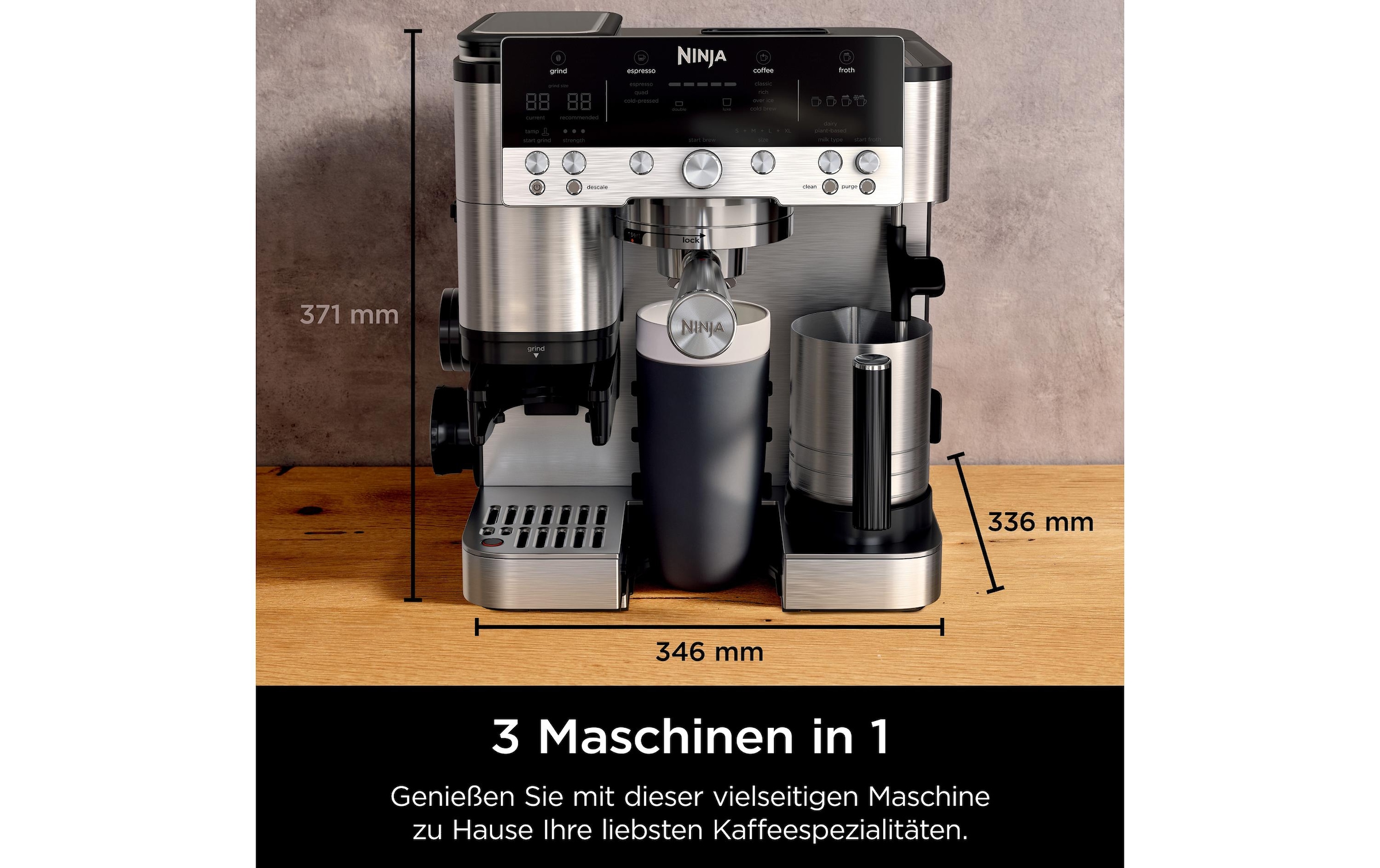 NINJA Siebträgermaschine »Luxe Café Premier«