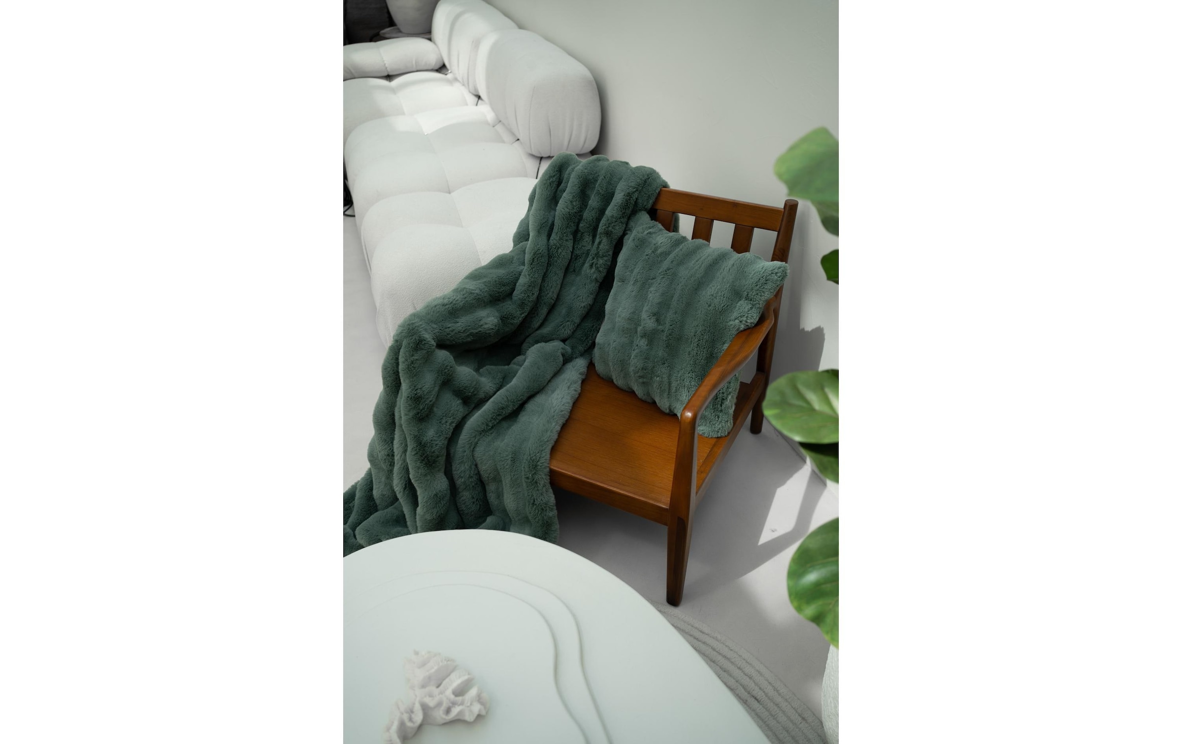   Dekokissen »Tiseco Bubble Rabbit Stripe 45 x 45 cm«