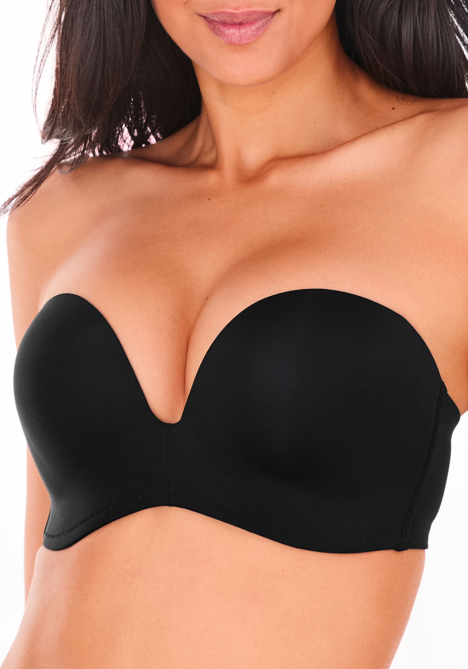 LASCANA Soutien-gorge Multiway mit 3 Tragevarianten, Push-up-Kissen – auch ideal für grosse Grössen