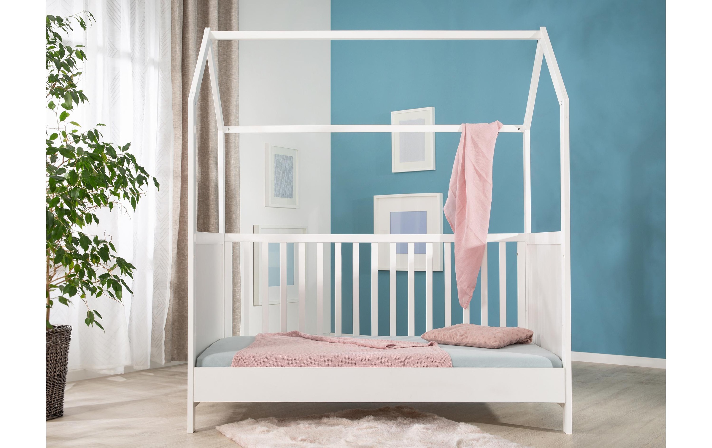 roba® Babybett »Hausbett 70x140 cm«