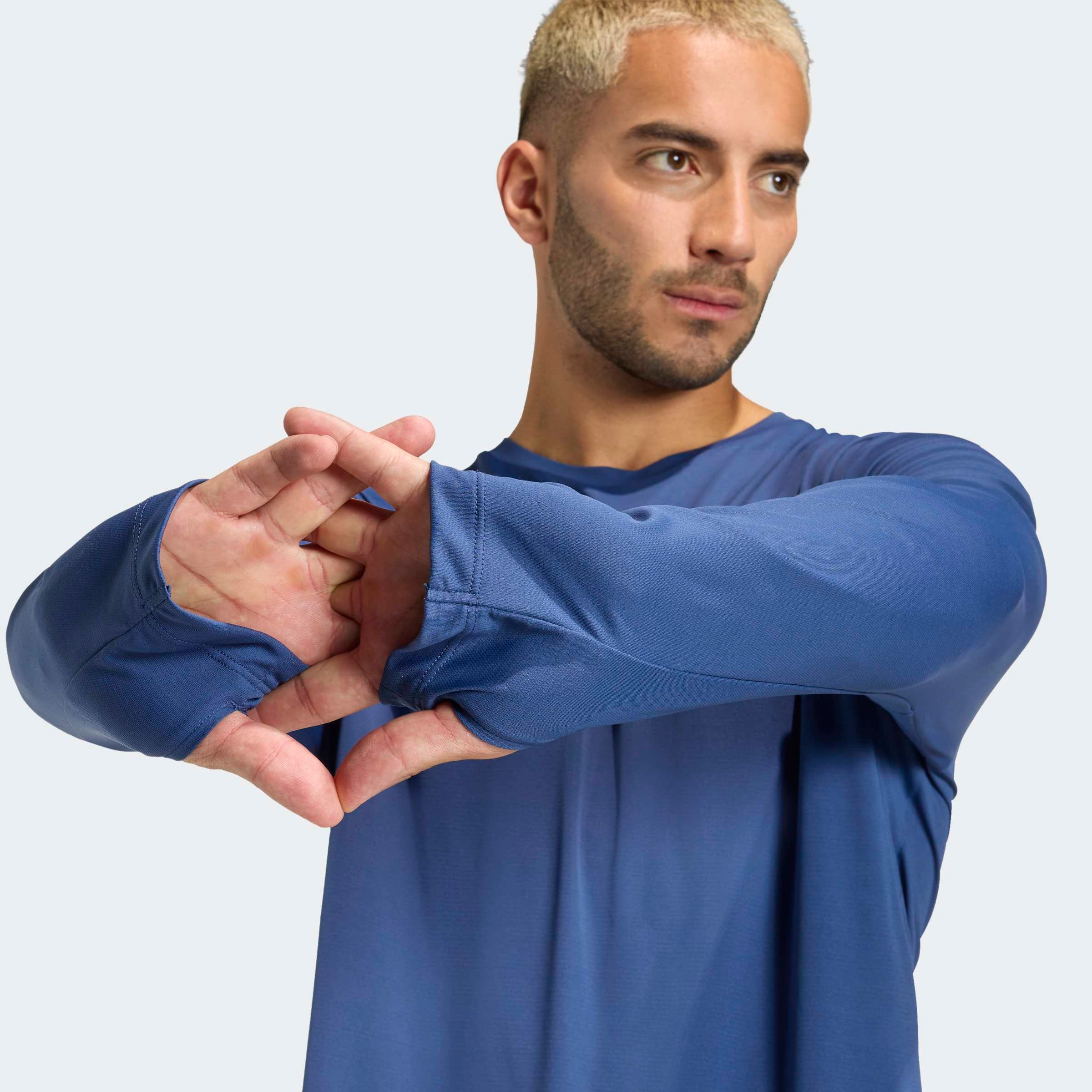 adidas Performance Laufshirt »Run Ess LS M« für Erwachsene, sportlicher Stil, aus Polyester