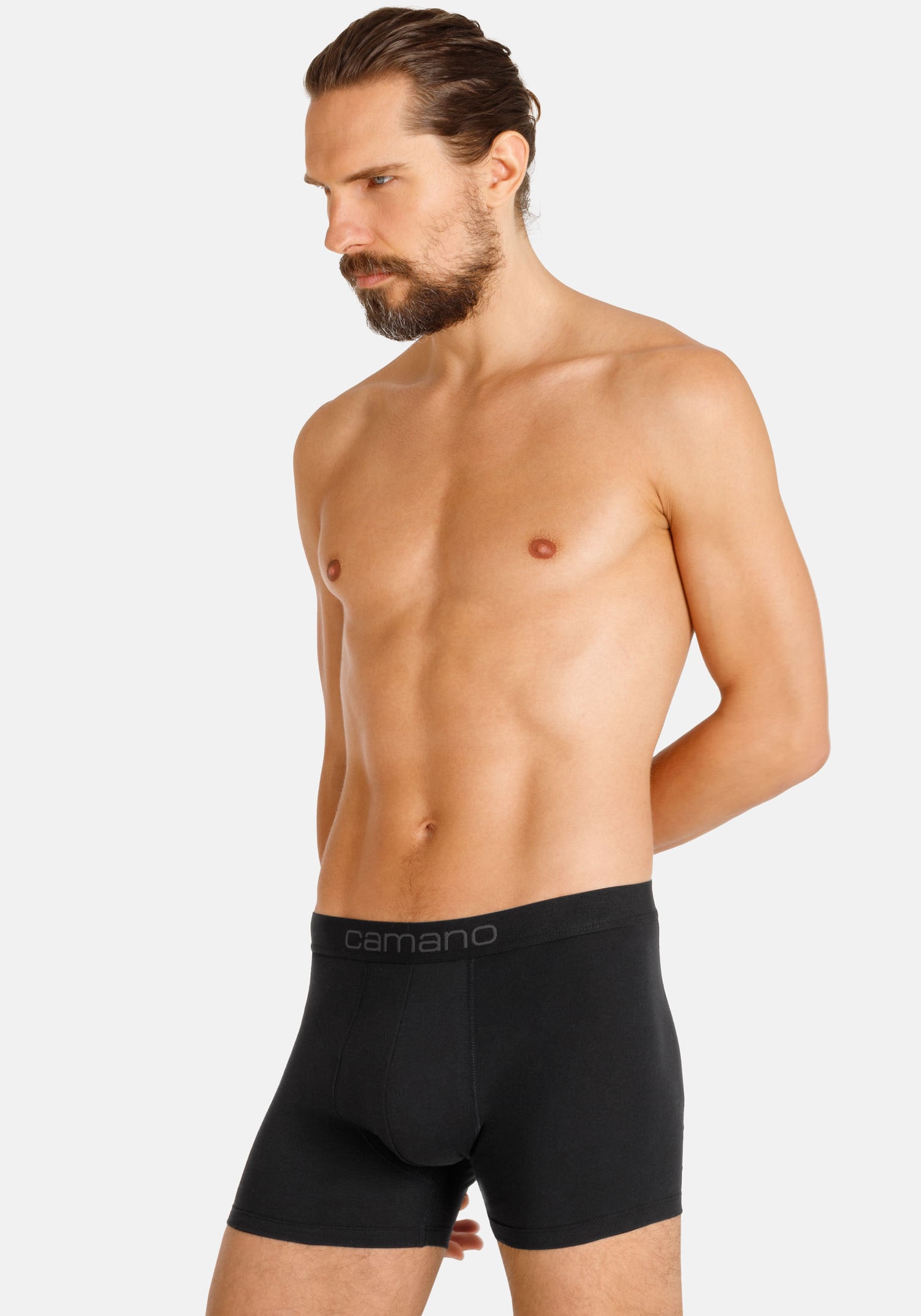 Camano Boxershorts »comfort« 6er Pack,  mit Stretch-Logobund