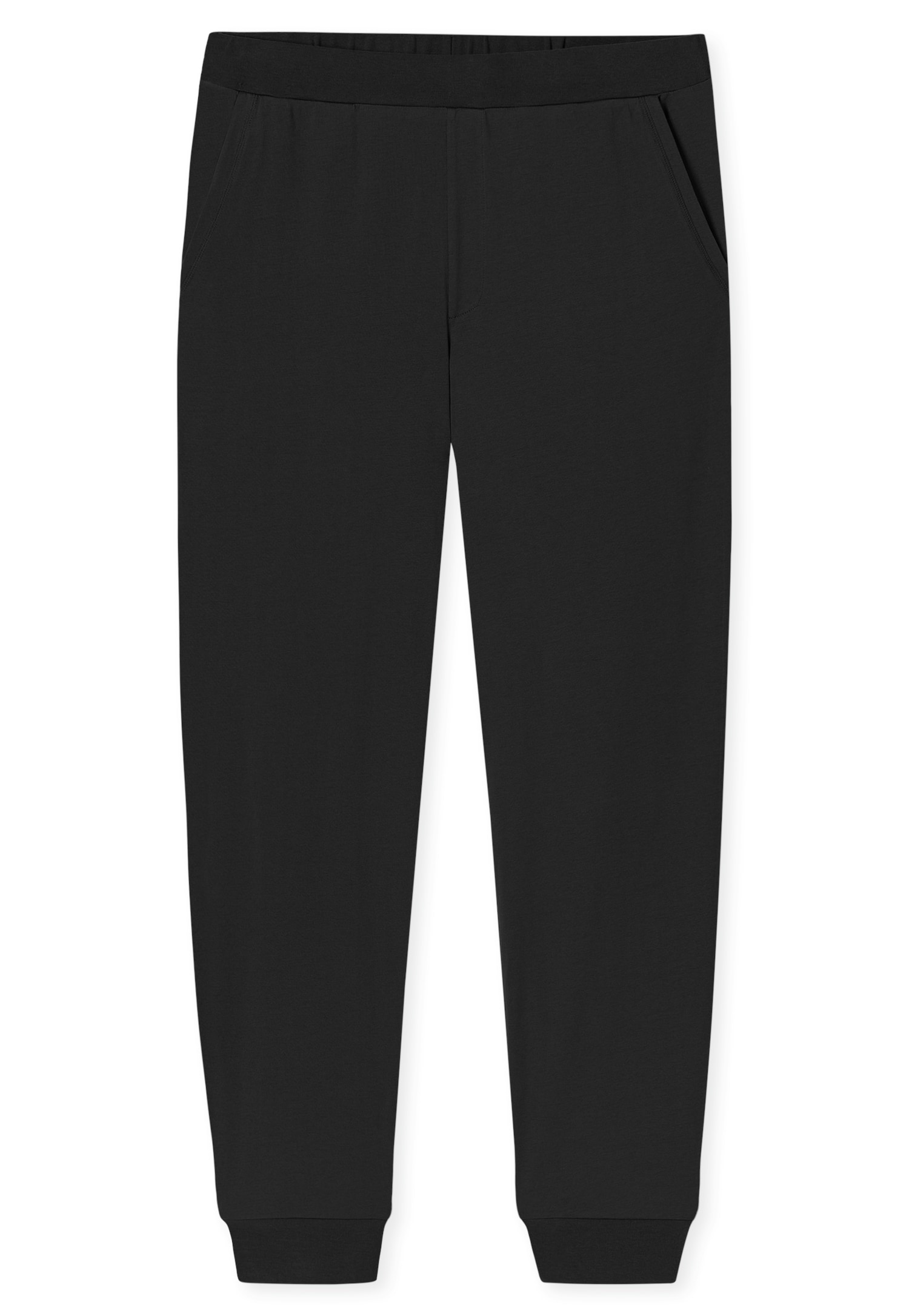 Schiesser Schlafanzug »Modern Nightwear« 2 Stk. tlg., seitliche Taschen, Brusttasche, Langarm, Baumwolle, Single Jersey