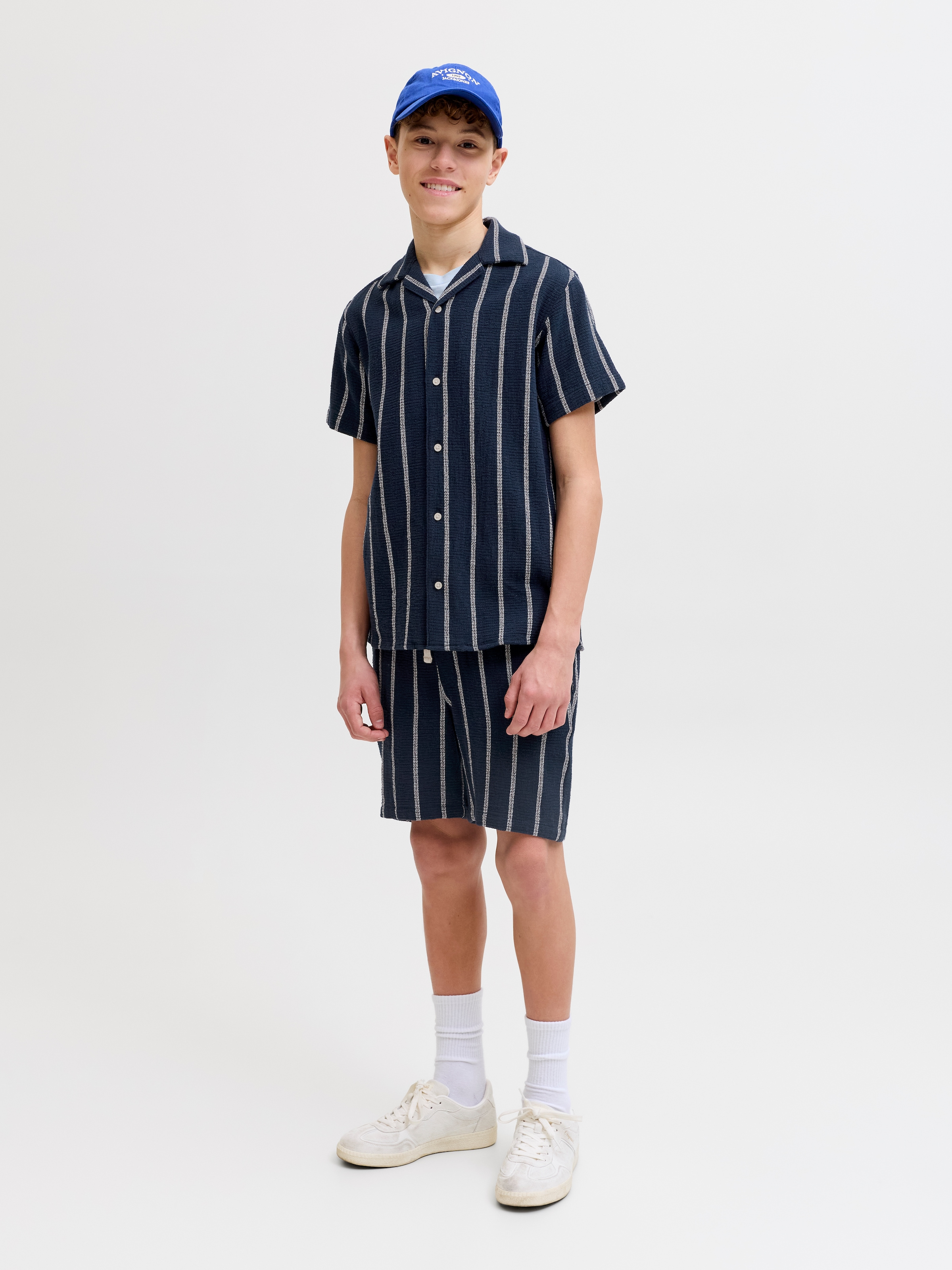 Jack & Jones Junior Short »JPSTJAIDEN COBA STRIPE JOG SHORT M JNR«