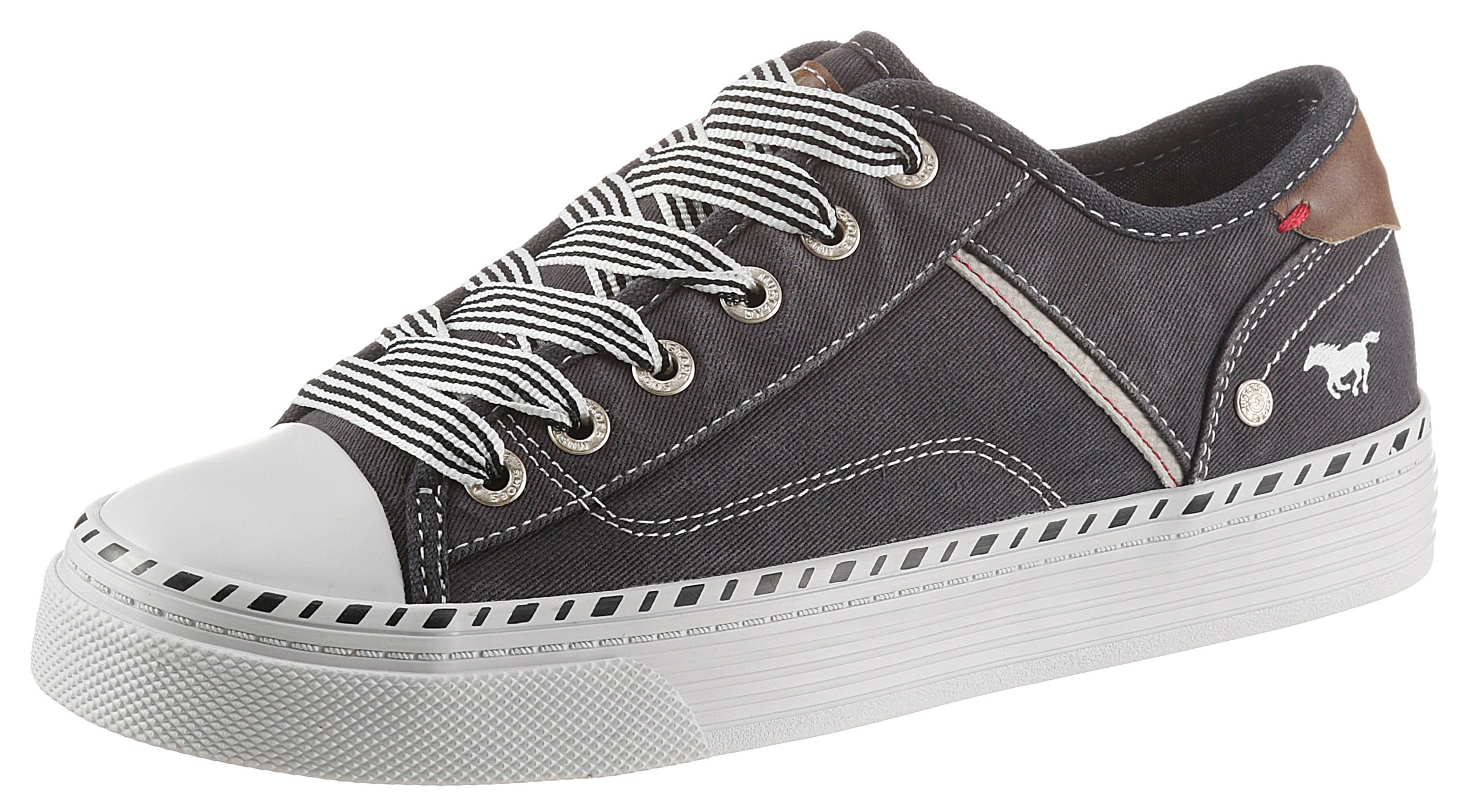 Image of Mustang Shoes Sneaker, mit 3 cm Plateausohle bei Ackermann Versand Schweiz