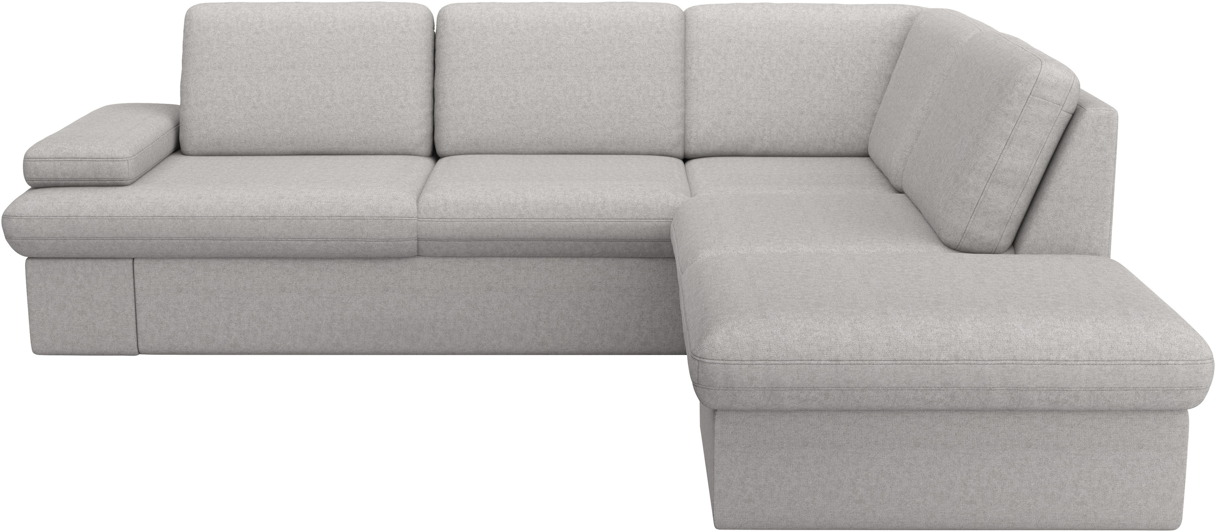 sit&more Ecksofa »Moreno L-Form, B: 238 cm« mit Armteilverstellung, optional Bettfunktion