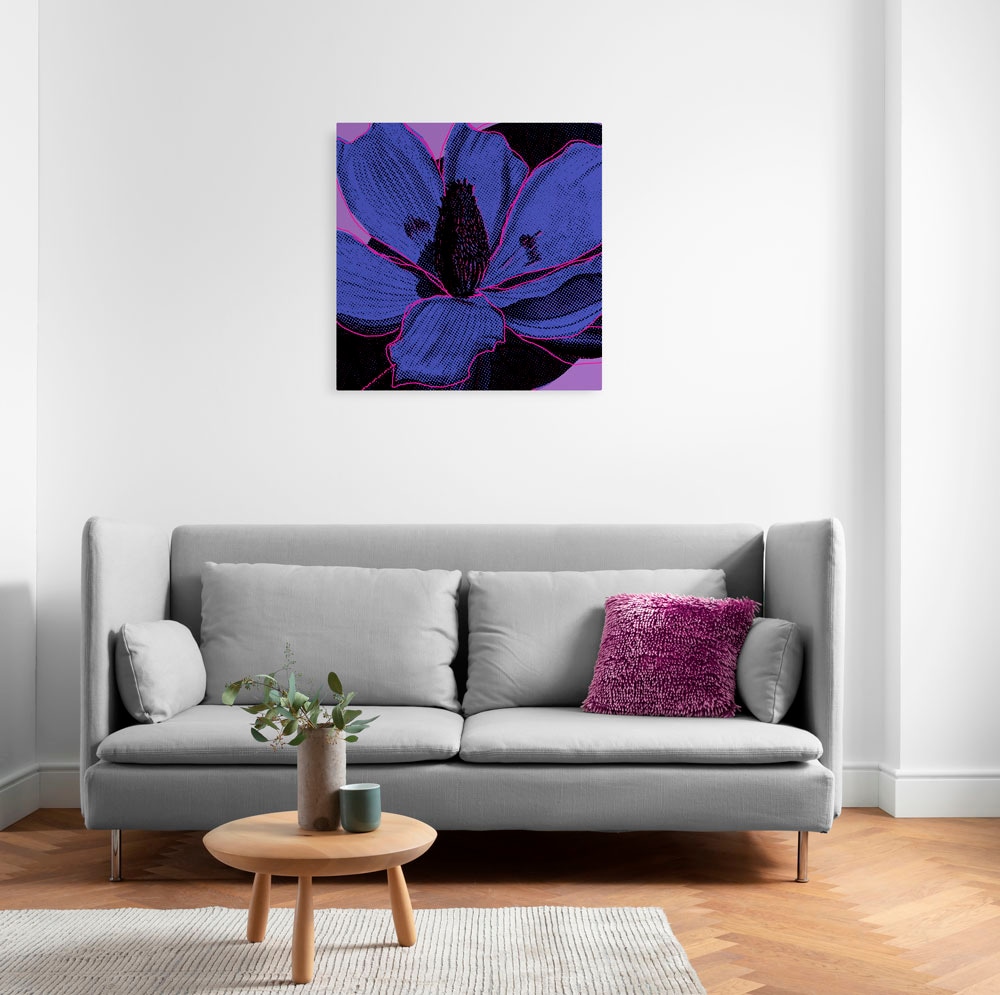 Image of Komar Leinwandbild "Purple Fusion - Grösse 60 x 60 cm" Natur 1 Stk. tlg. Keilrahmenbild mi Echtholzrahmen