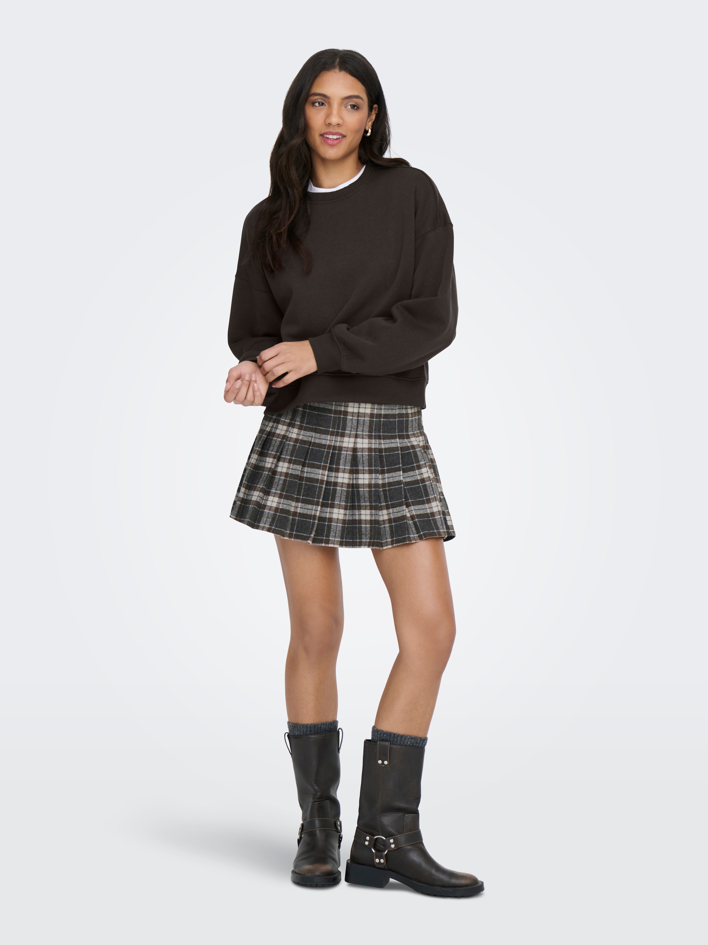 ONLY Karorock »ONLCHELSEA CHECK SKIRT PNT«
