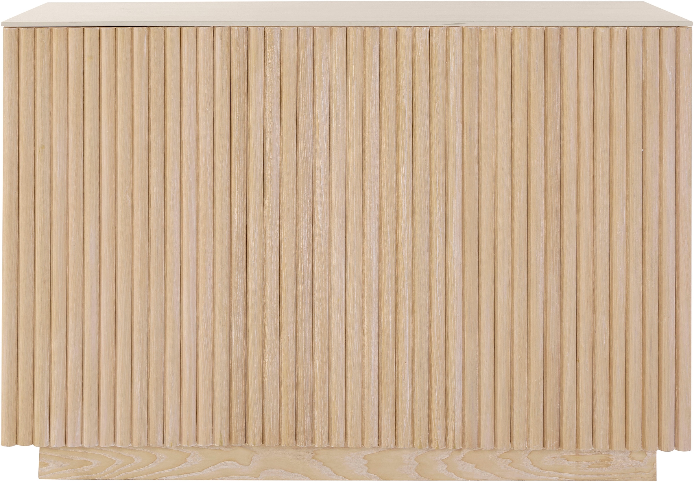 homsy by Ana Johnson Sideboard »Solva« Holzoptik aus Esche, geriffelte Front, Keramikplatte, Breite 119 cm