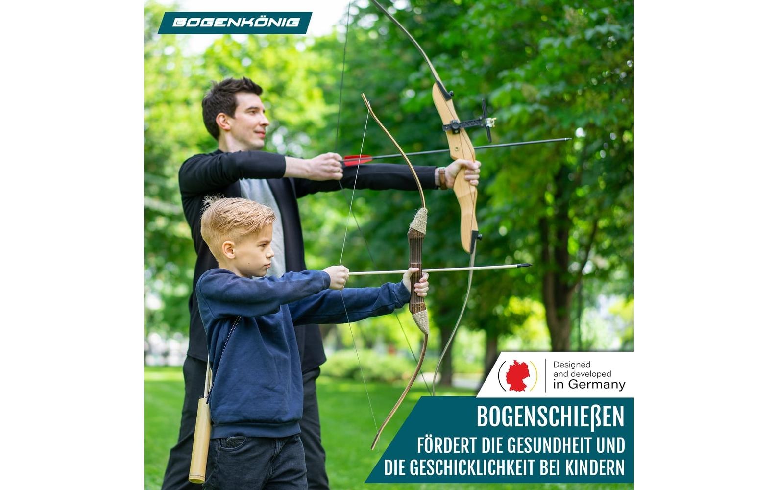   Kit d'arc pour enfants »Bogenkönig 10-teilig«