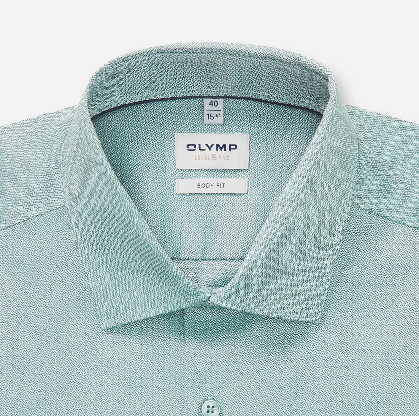 OLYMP Chemise à manches longues »Level 5« body fit, New York Kentkragen, fein gemustert, Businesshemd