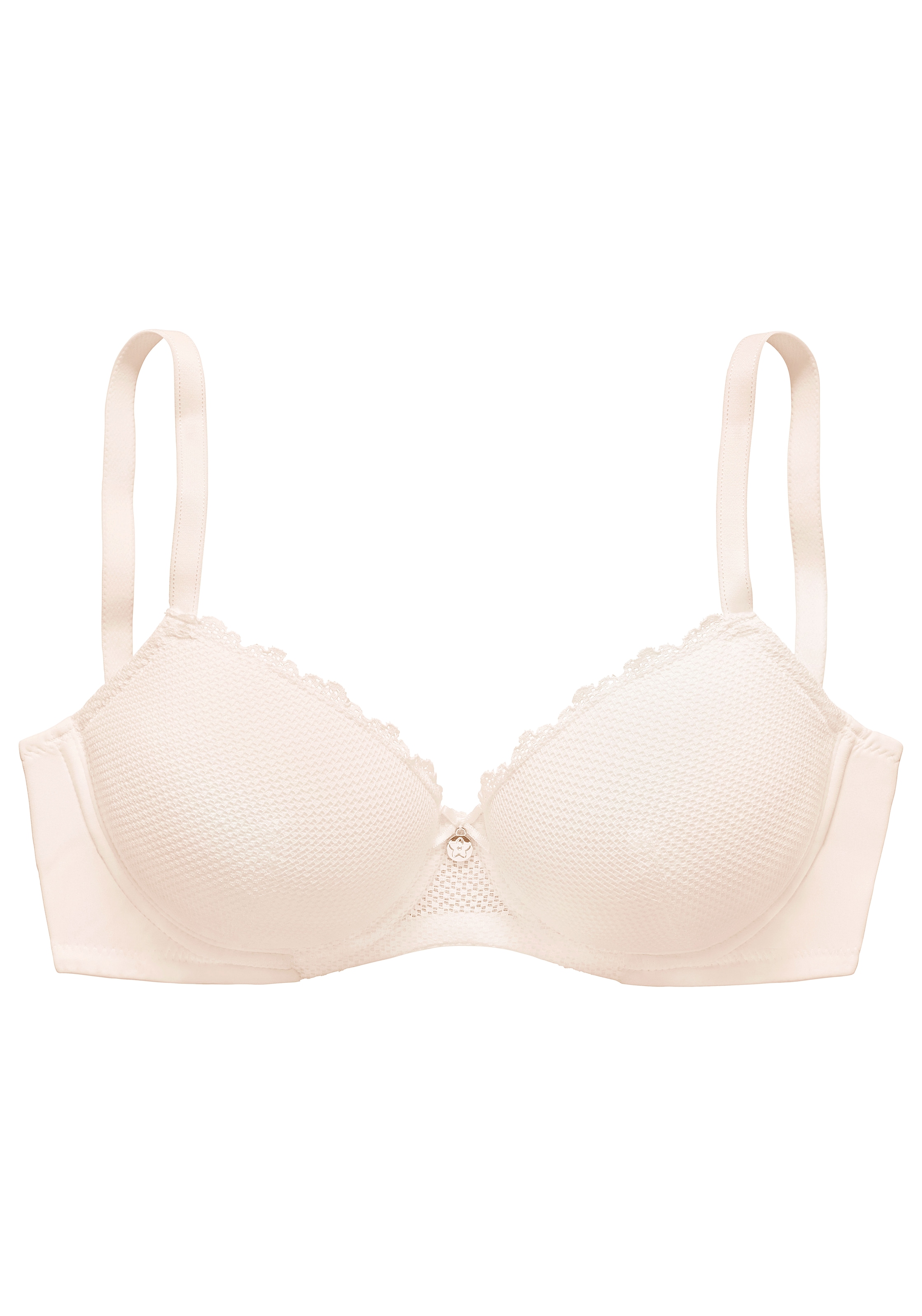 Vivance Schalen-BH, mit Bügel aus elastischer Netzspitze, sexy Dessous