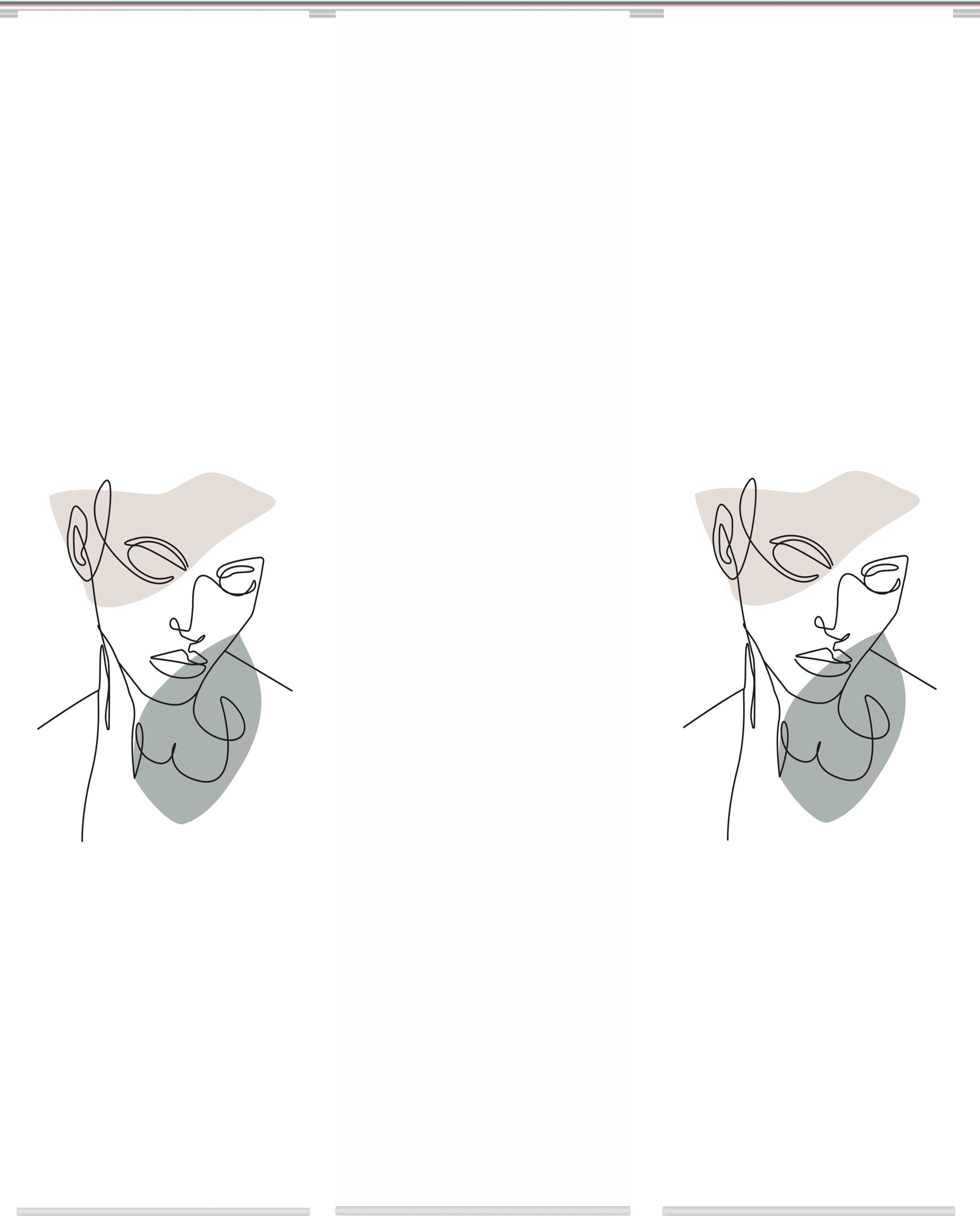 Image of HOME WOHNIDEEN Schiebegardine »CARILO«, (1 St.), DIGITALDRUCK bei Ackermann Versand Schweiz