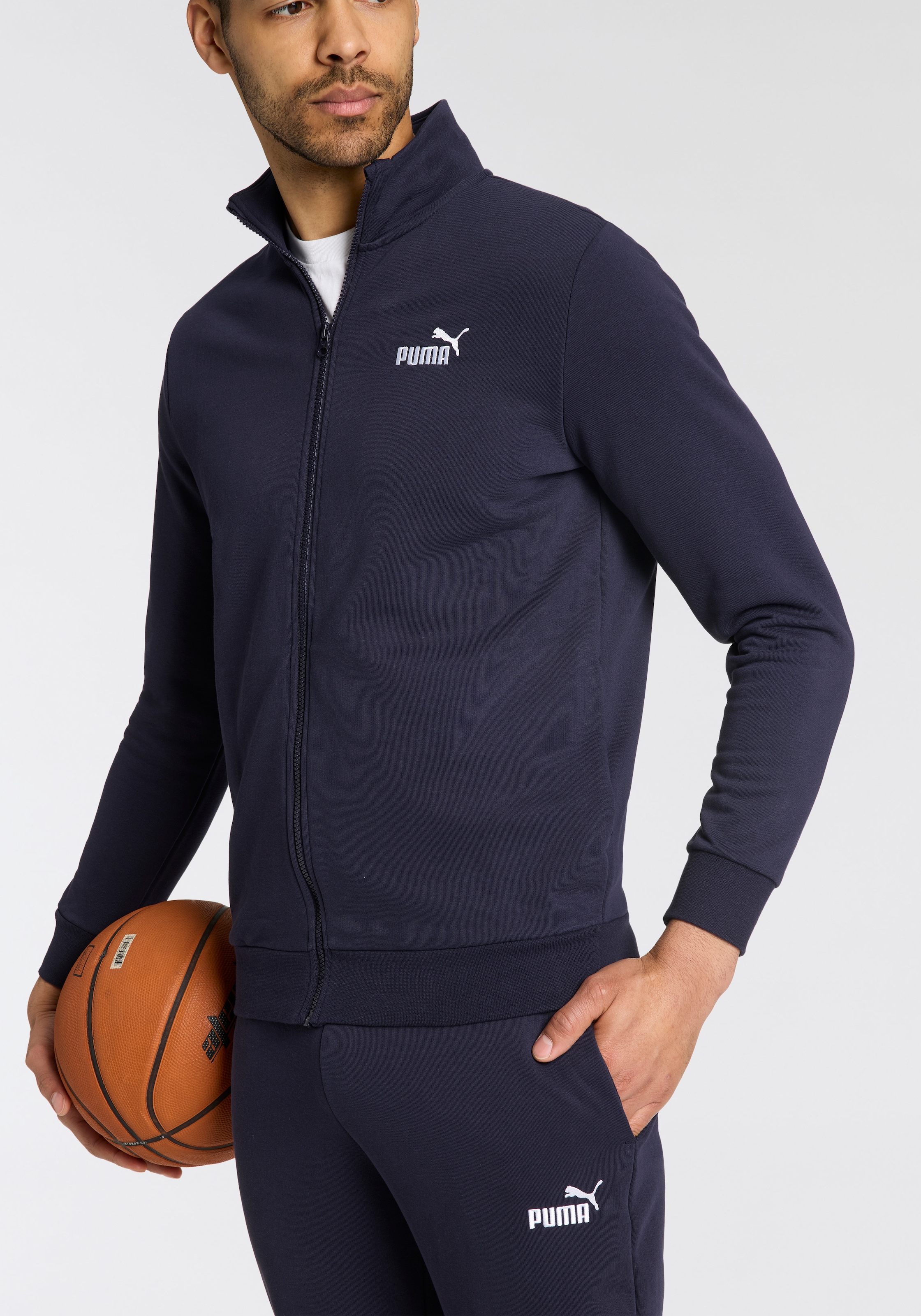 PUMA Trainingsanzug »ESS SWEAT SUIT TR«, (2 tlg.), Bequemer Casual Jogginganzug