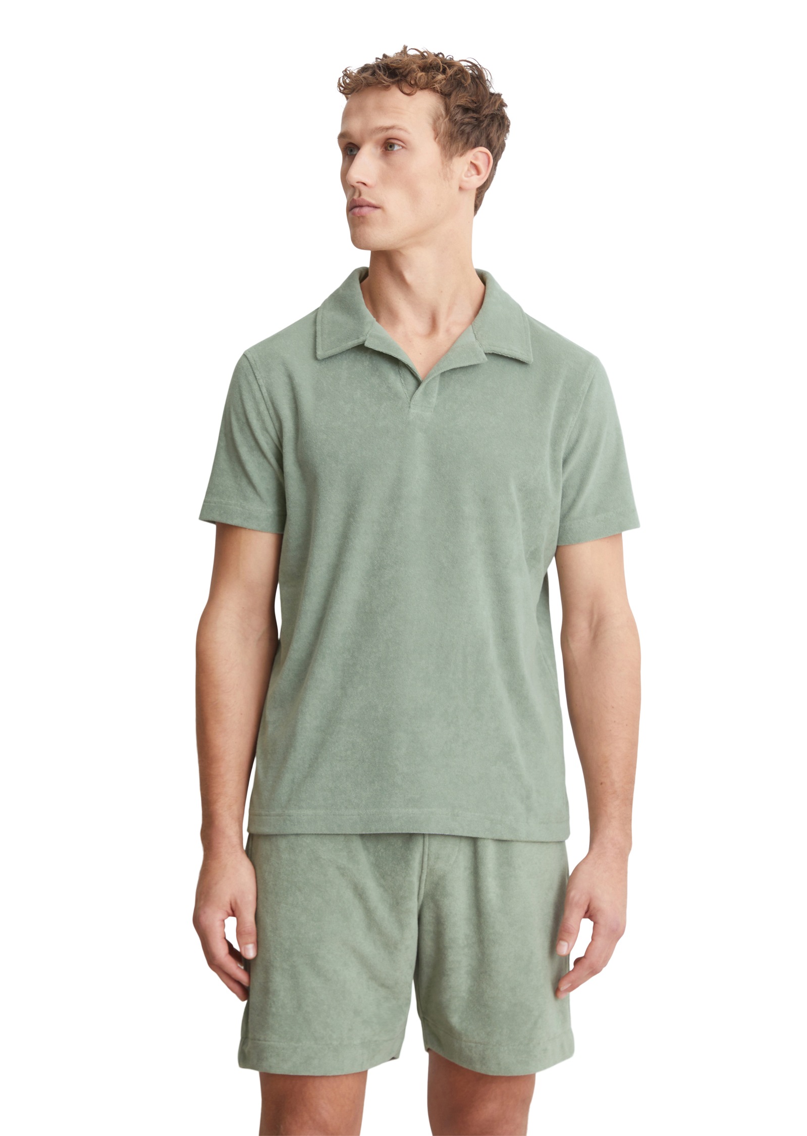 Image of Marc OPolo Poloshirt "Terry Towel" Frottee-Qualität, weich, Kurzarm, bequem, feuchtigkeitsregulierend