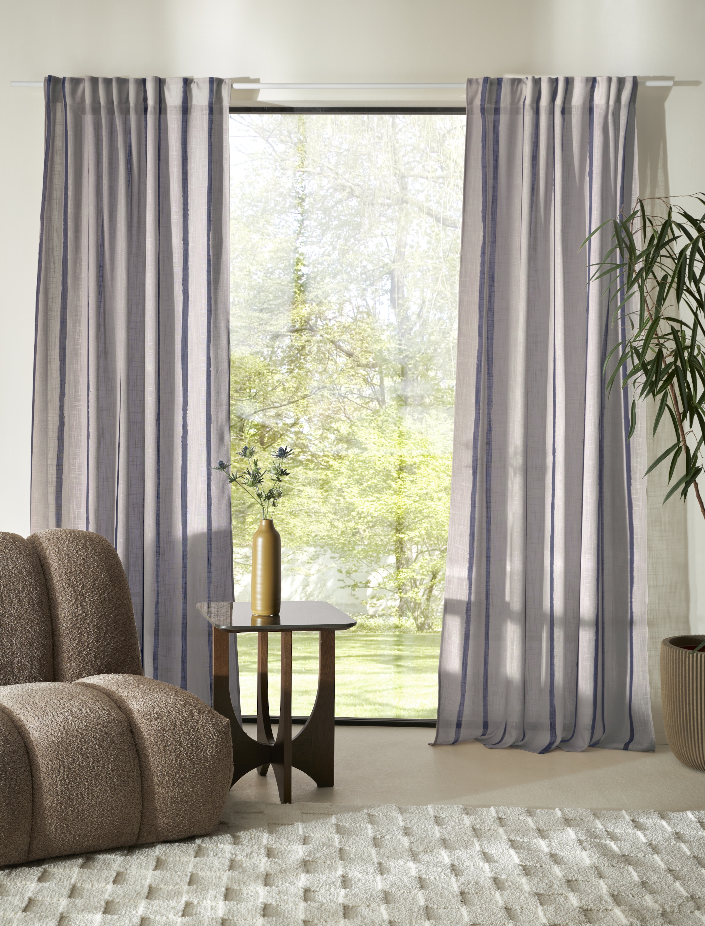 LeGer Home by Lena Gercke Rideau »Zayla« Bande multifonctionnelle 1 cuis tlg. Leinenoptik, Vielseitiges Multifunktionsband, Verschiedene Längen