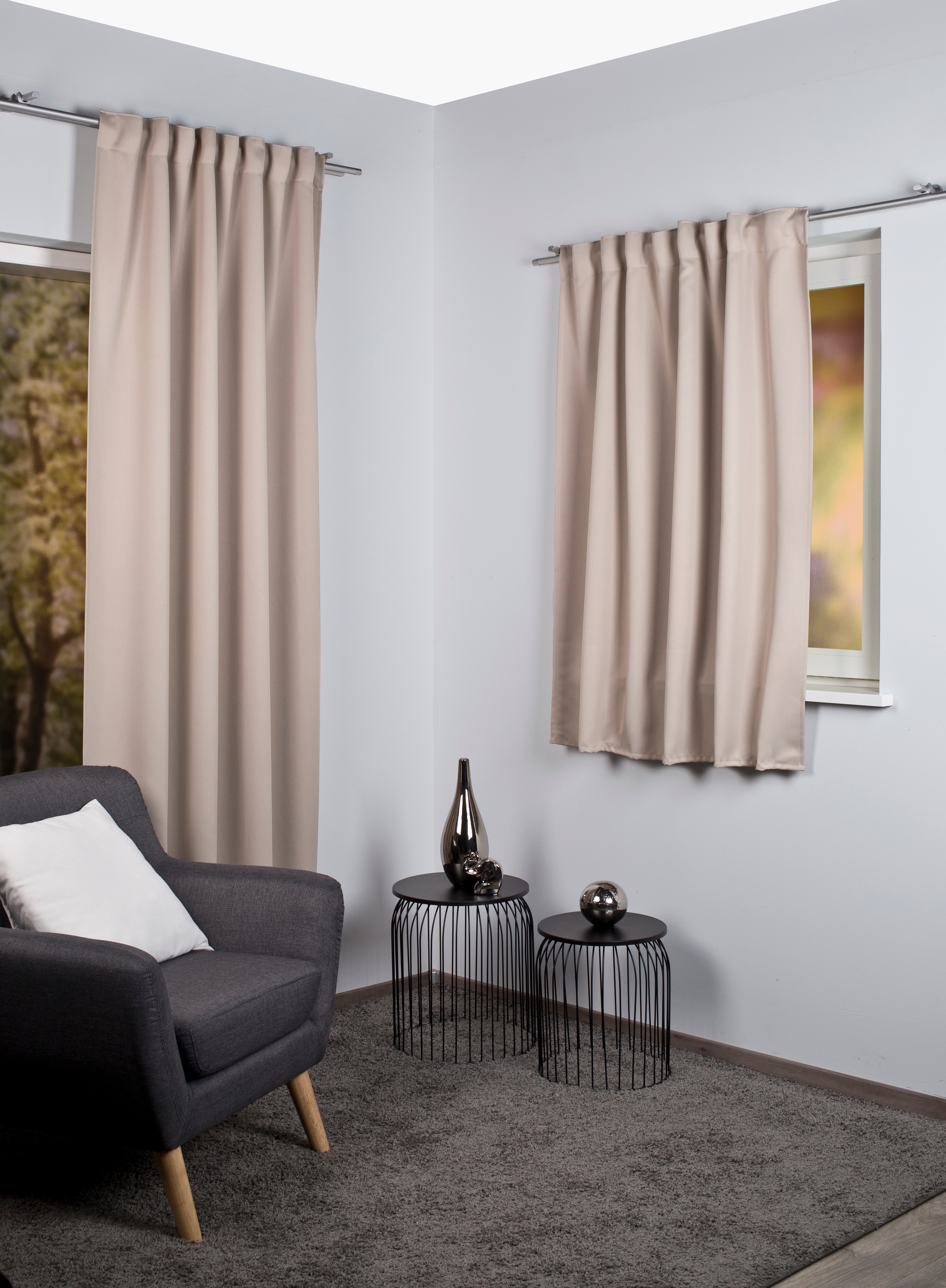 Home Basics Rideau occultant »BLACKY« Bande multifonctionnelle 1 cuis tlg. Écharpe occultante, bande multifonction, uni