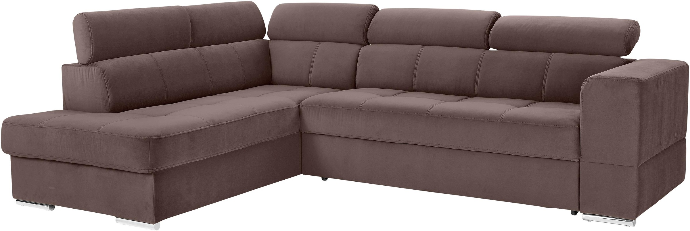 Image of TRENDMANUFAKTUR Ecksofa, mit Ottomane, wahlweise mit Bettfunktion und Bettkasten bei Ackermann Versand Schweiz