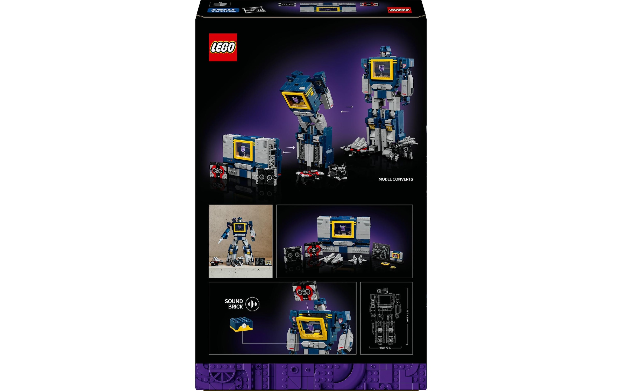 LEGO® Pions de construction »Icons Transformers: Soundwave 10358«