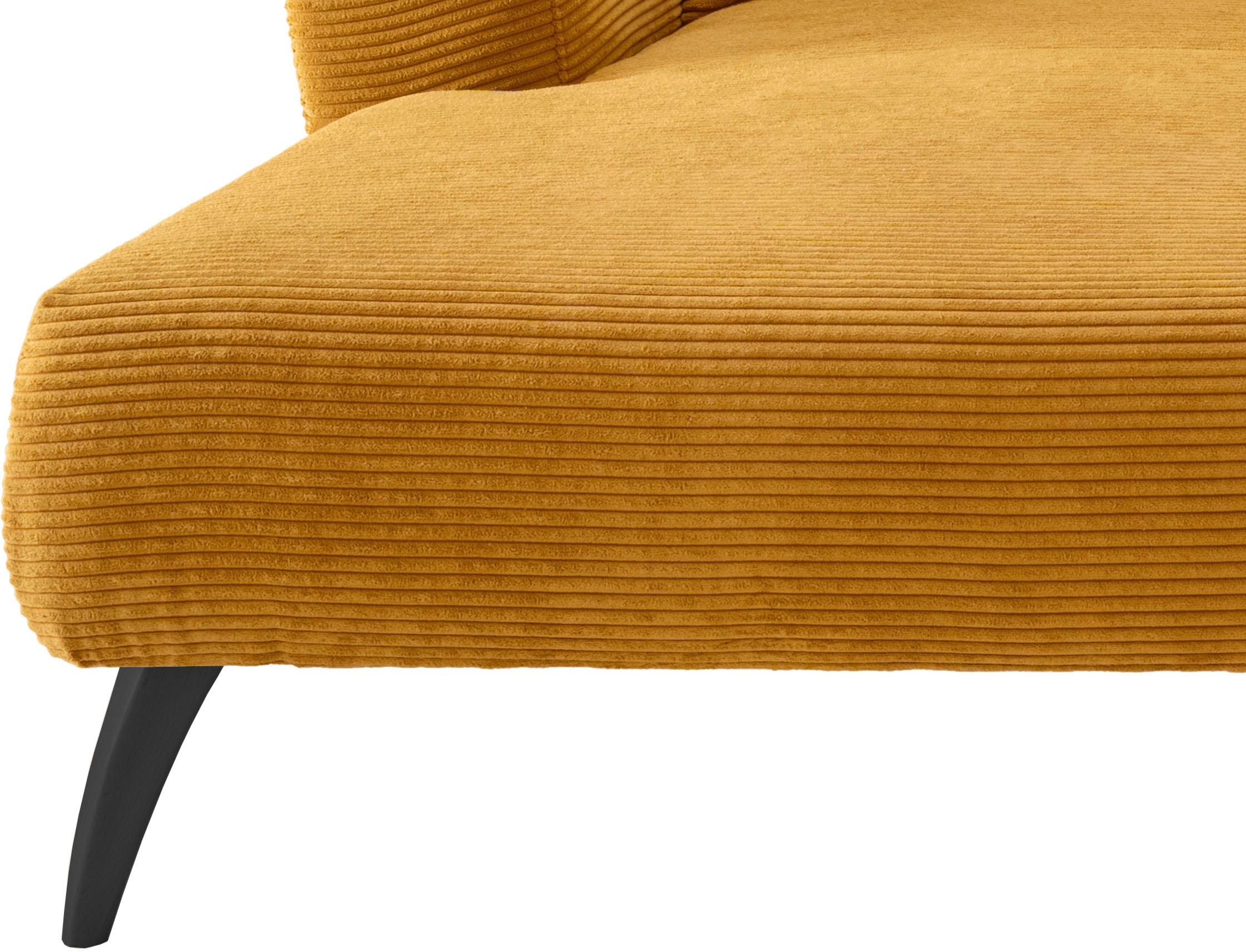 INOSIGN Ecksofa »Colori L-Form«, Holzfussfarbe wählbar, inkl. 4x Zierkissen