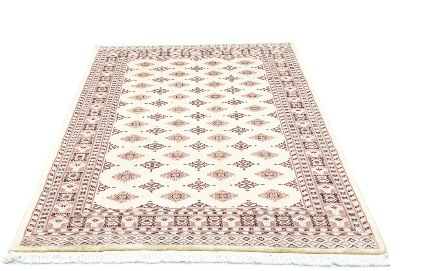 Image of morgenland Teppich »Buchara Teppich handgeknüpft beige«, rechteckig, 8 mm Höhe bei Ackermann Versand Schweiz