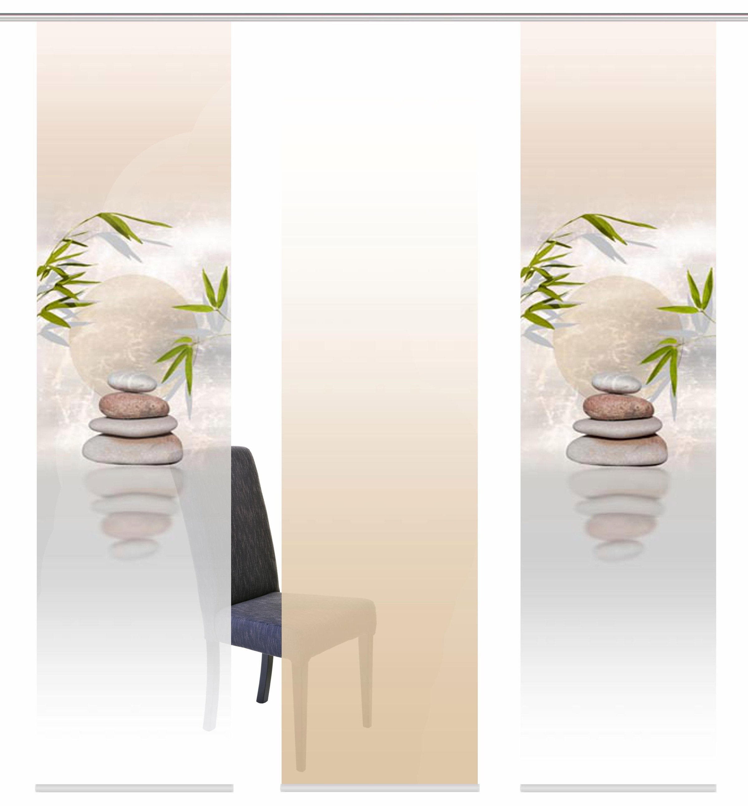 Image of HOME WOHNIDEEN Schiebegardine »BUDA«, (3 St.), HxB: 245x60, inkl. Befestigungszubehör bei Ackermann Versand Schweiz