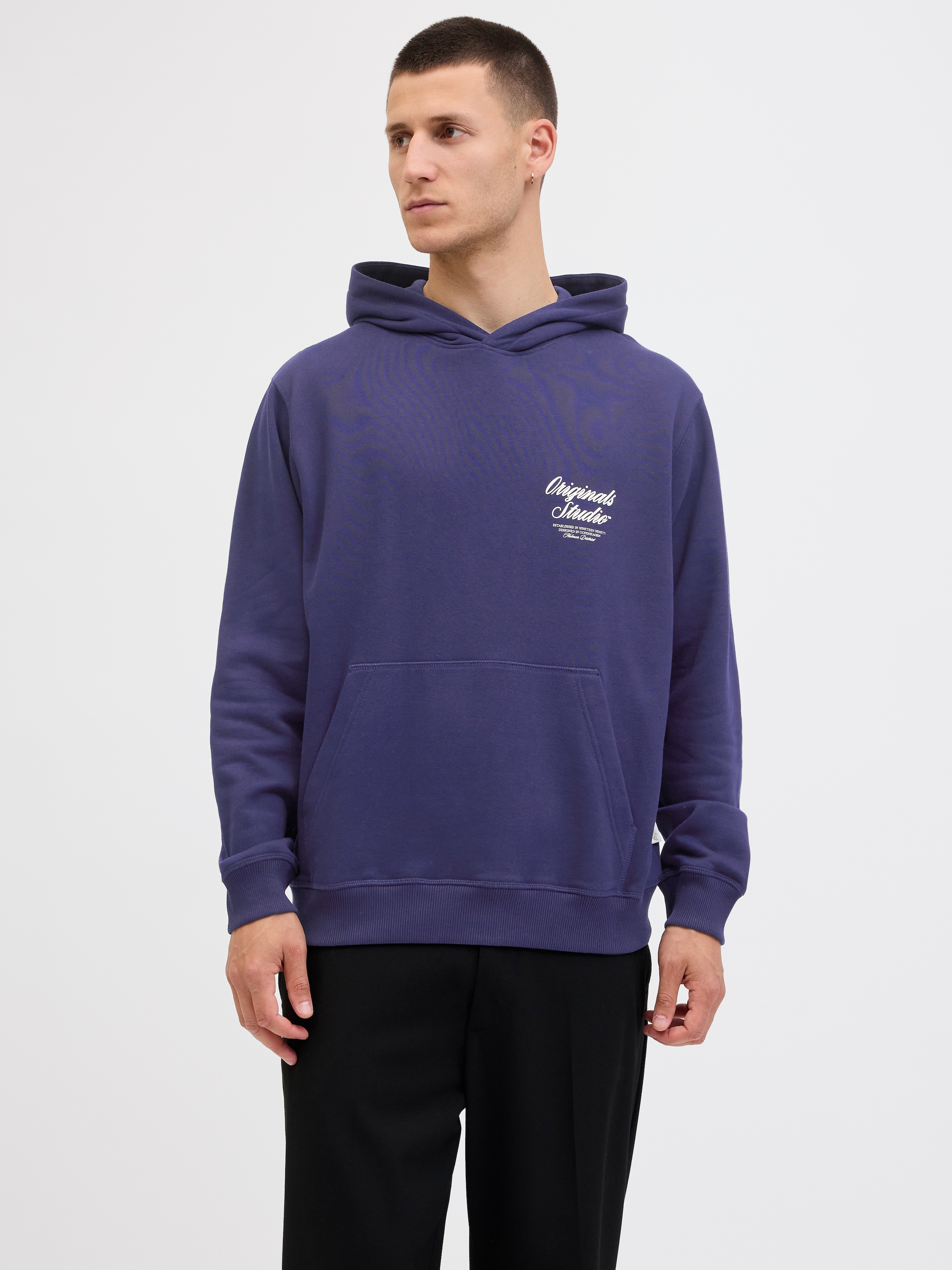 Image of Jack & Jones Kapuzensweatshirt "JORNORREBRO TYPO BACK SWEAT HOOD SN", mit Print