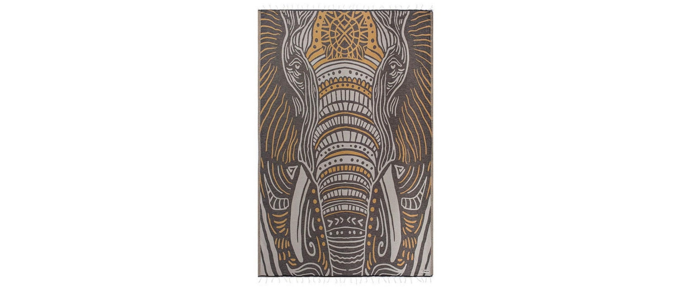 Strandtuch "Haushaltsware Thunder the Elephant 130 x 180 cm" schnelltrocknend