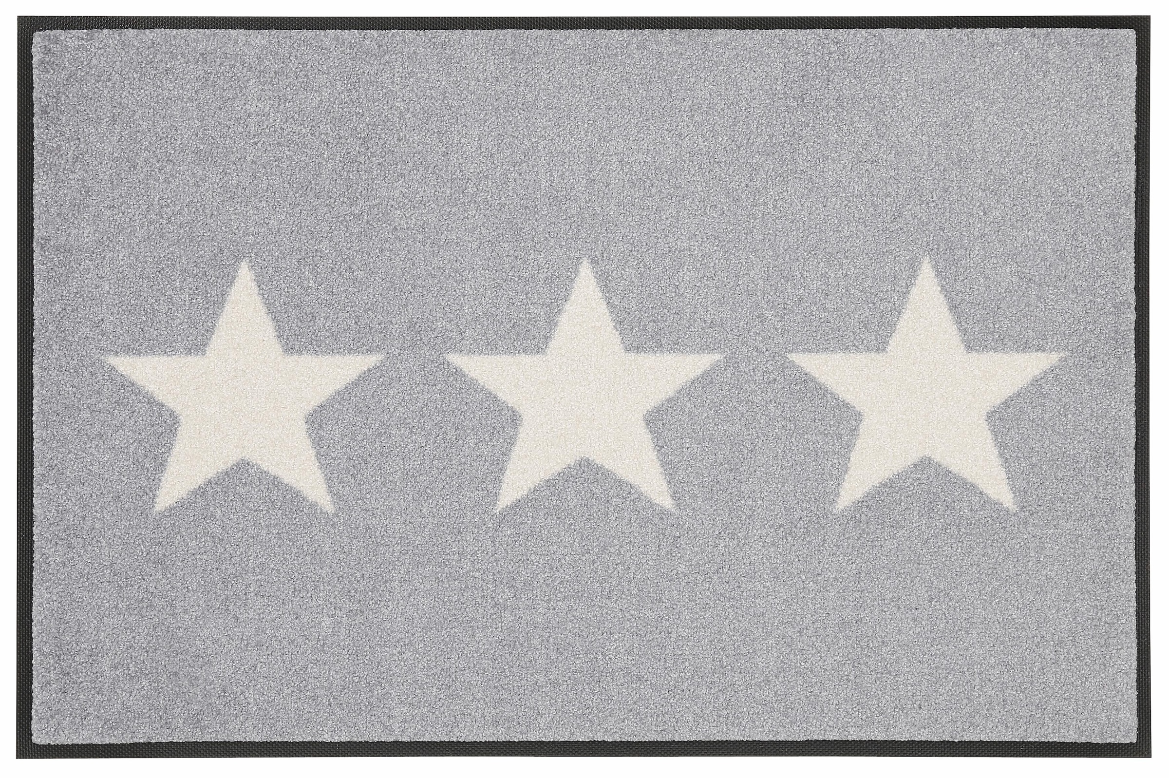 Kleen-Tex rechteckig, »Stars«, jetzt waschbar Sterne, rutschhemmend, by Schmutzfangmatte, Motiv wash+dry kaufen Fussmatte