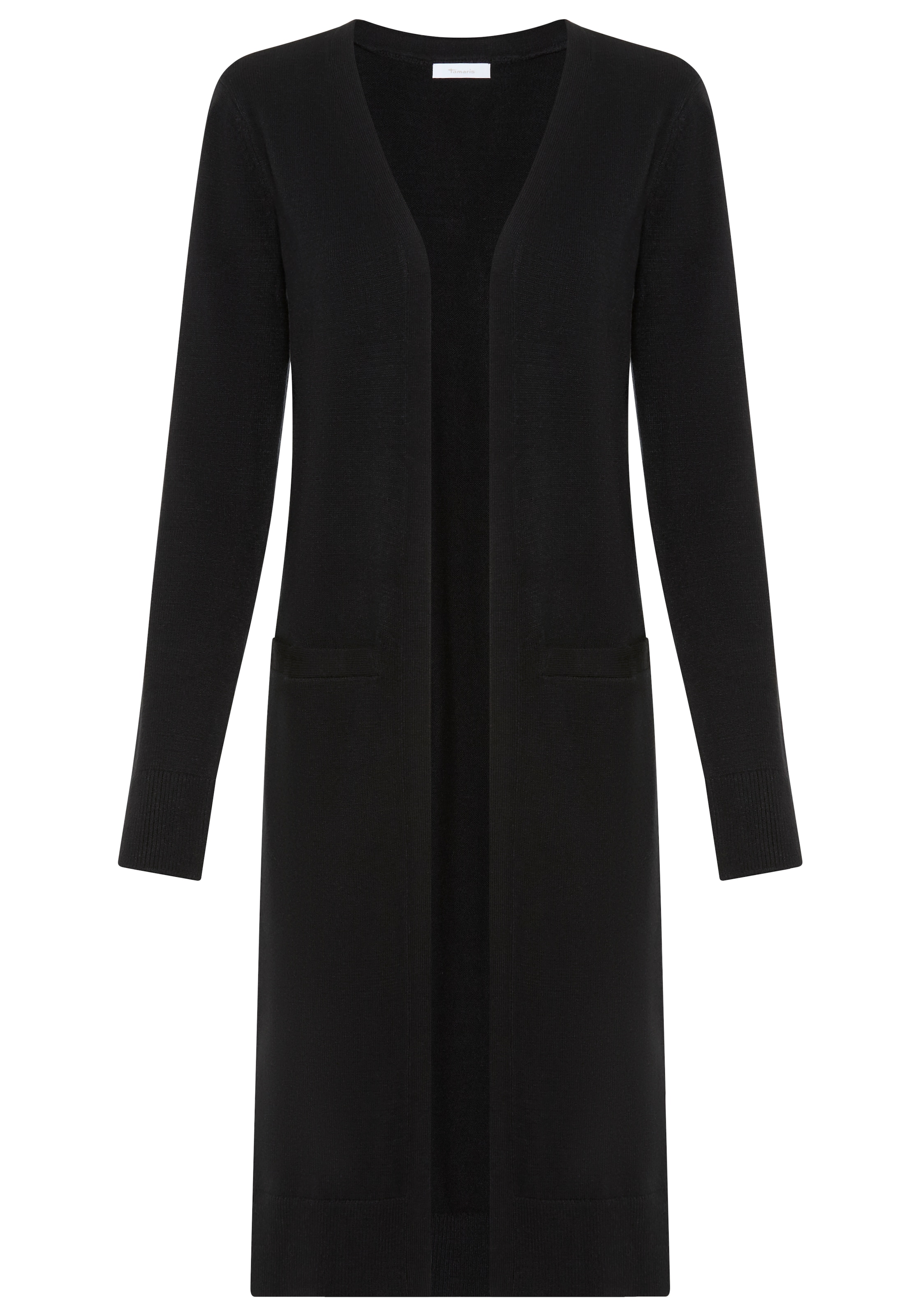 Tamaris Veste en tricot in Longform aus kuschligem Viskosegestrick