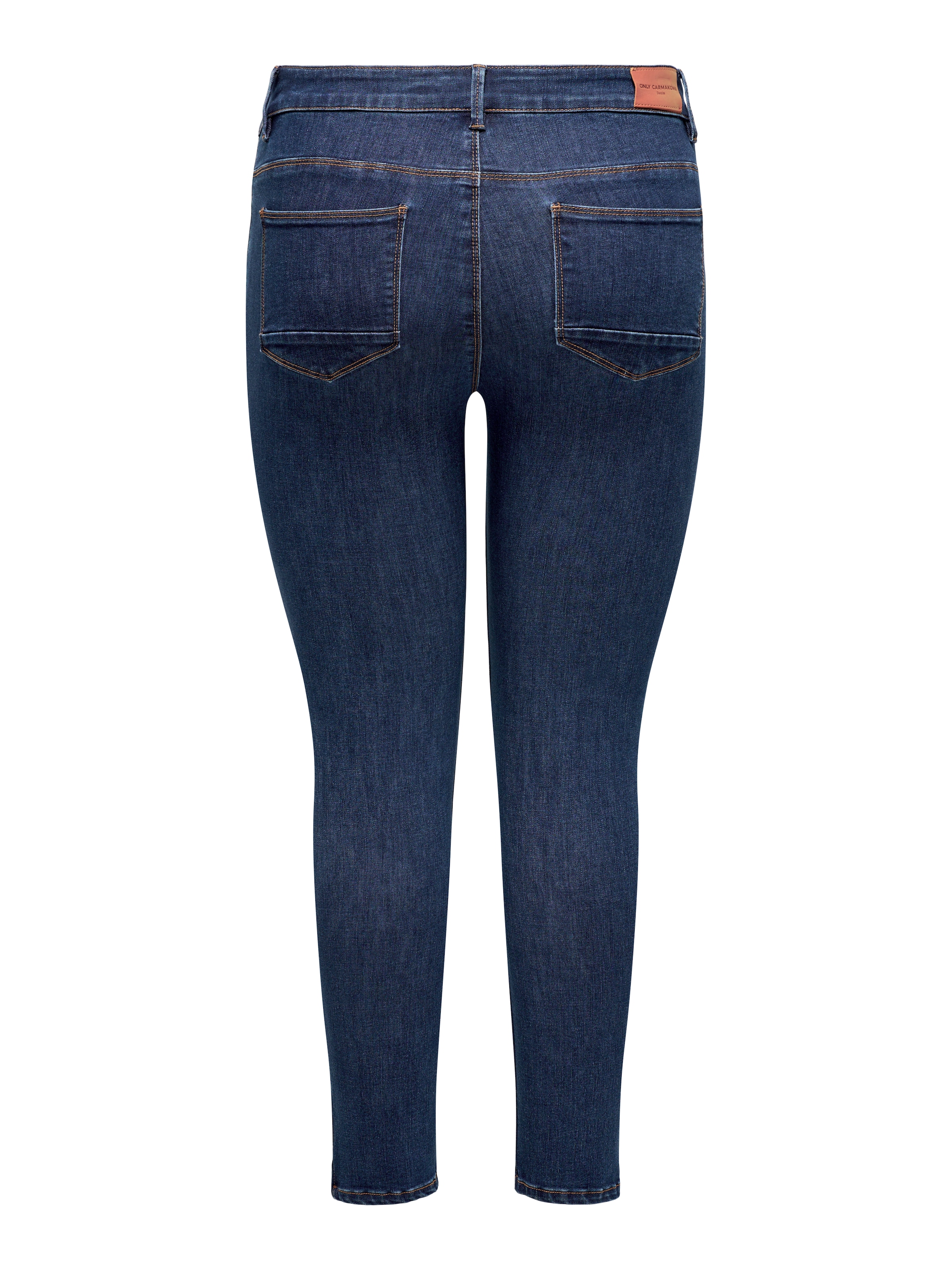 ONLY CARMAKOMA Skinny-fit-Jeans »CARKARLA REG SK ANK ZIP DNM BJ581 NOOS«