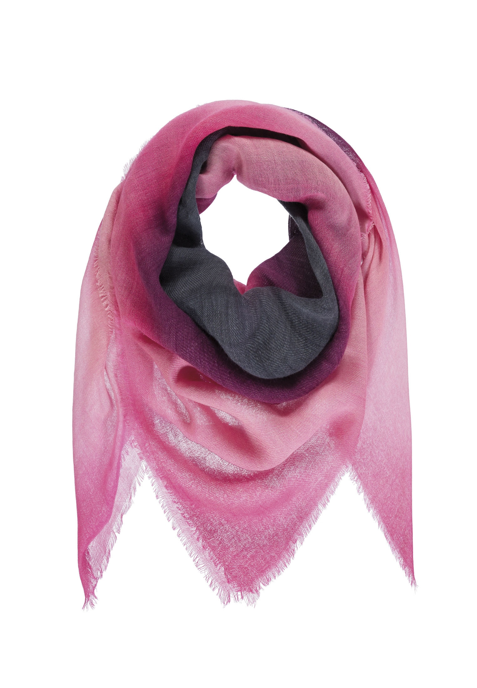 Schal aus Wolle bunt