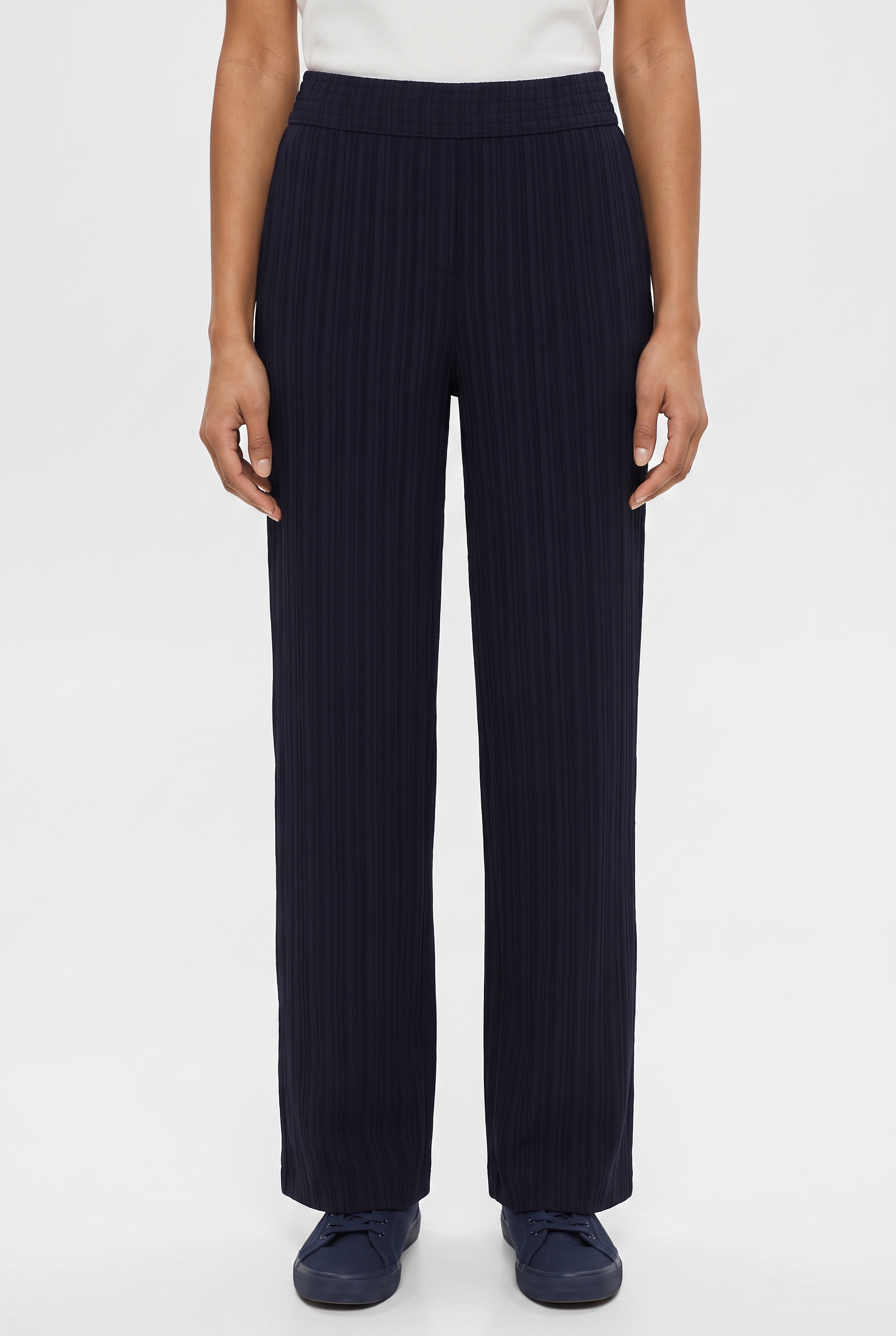 Cecil Stoffhose »Style Neele«  Sommerhose im Loose Fit mit Struktur-Streifen
