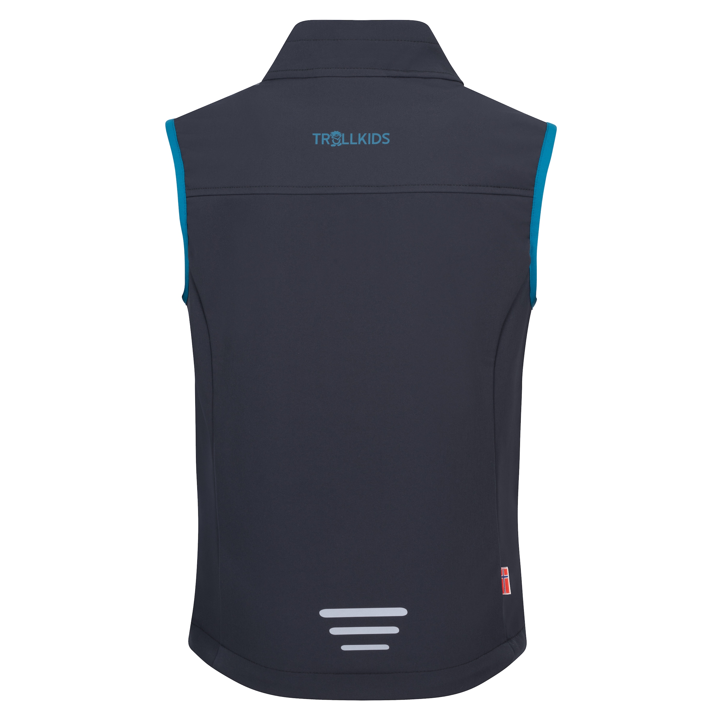 TROLLKIDS Gilet softshell »KIDS TROLLFJORD VEST« für Kinder und Jugendliche, wasserabweisend, atmungsaktiv