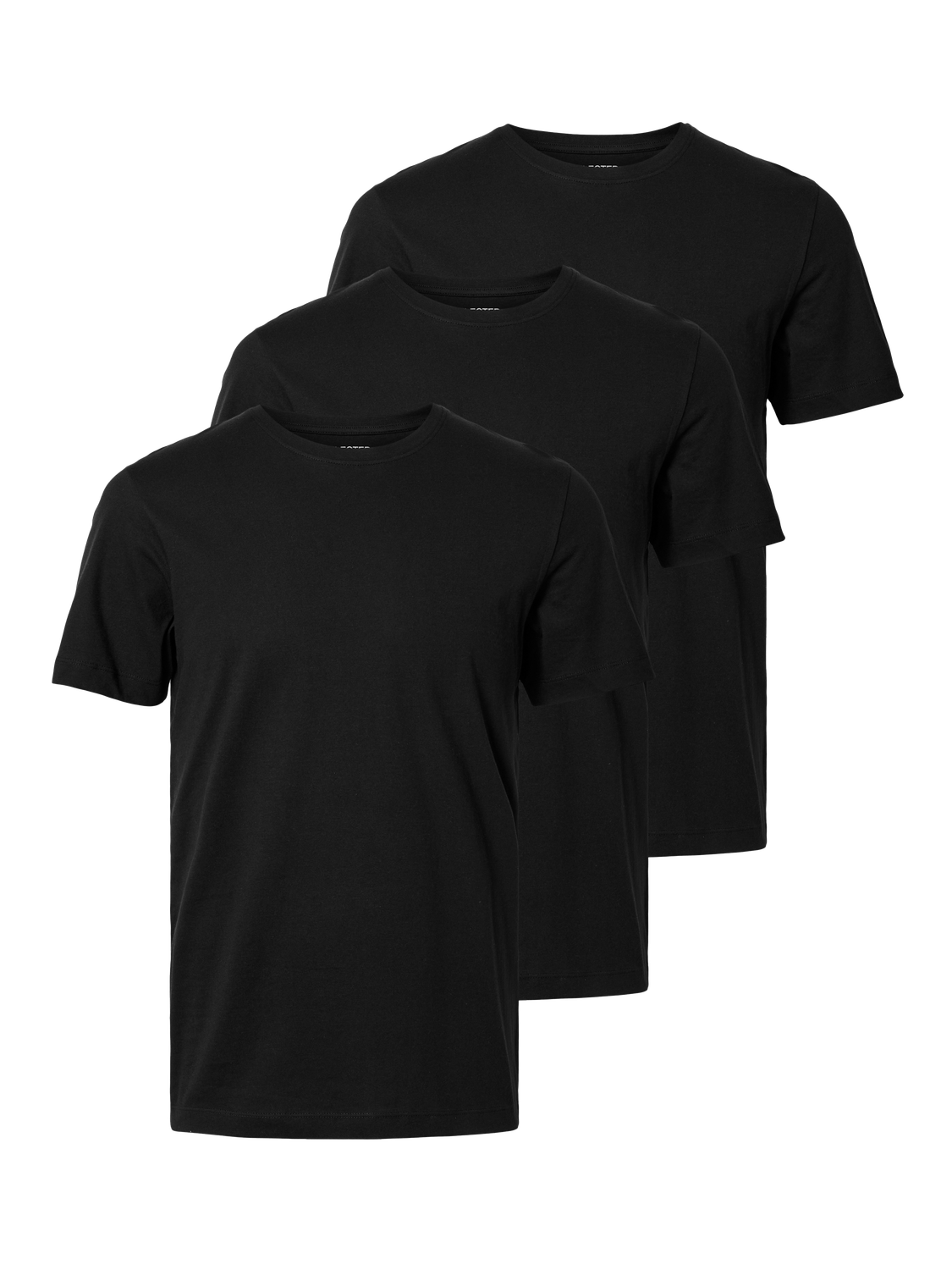 Image of SELECTED Rundhalsshirt "SLHZREG-DAN 3 PACK SS O-NECK TEE" Packung, 3