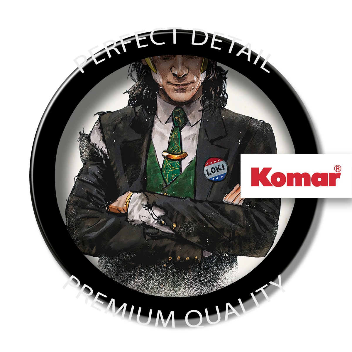 Komar Wandbild »Loki for President«, Disney, (Set, 1 St.), 50 x 70 cm (Breite x Höhe) - Kinderzimmer, Dekoration