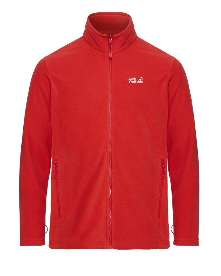 Jack Wolfskin Fleecejacke »TAUNUS 100 FZ M« mit Reissverschluss, winddicht, windabweisend