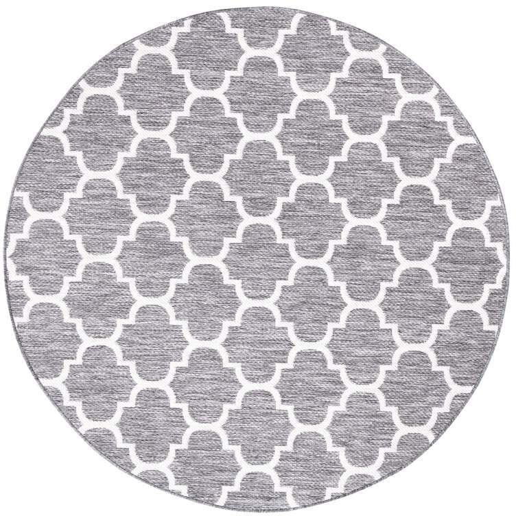 Carpet City Outdoorteppich »Outdoor 462«, rund, 5 mm Höhe, UV-beständig, Flachgewebe, auch in quadratischer Form erhältlich