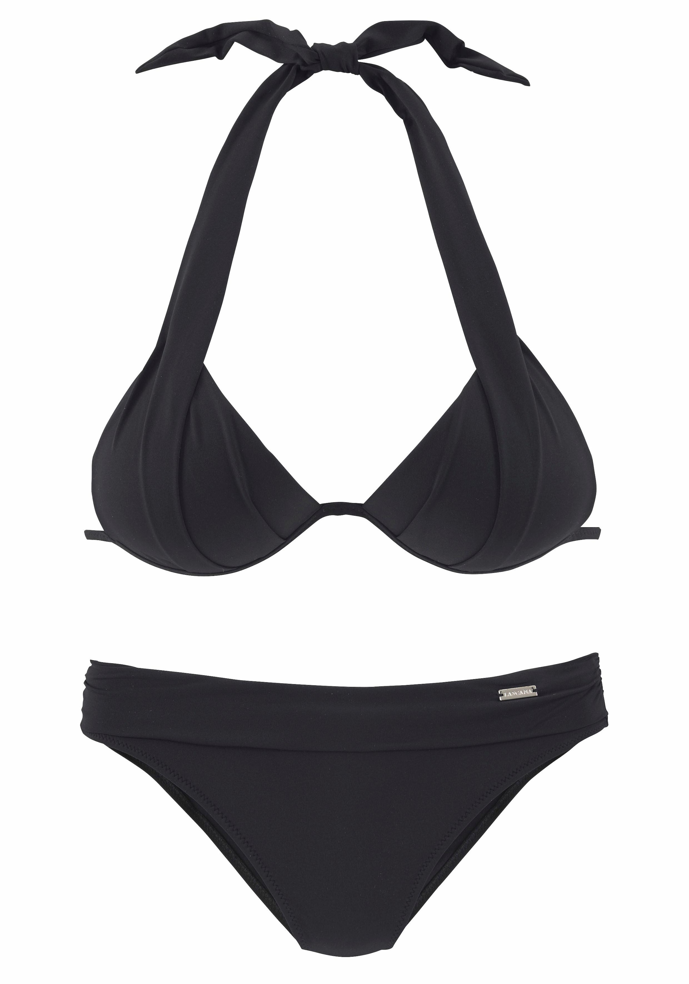 LASCANA Triangel-Bikini, mit Push-Up-Effekt