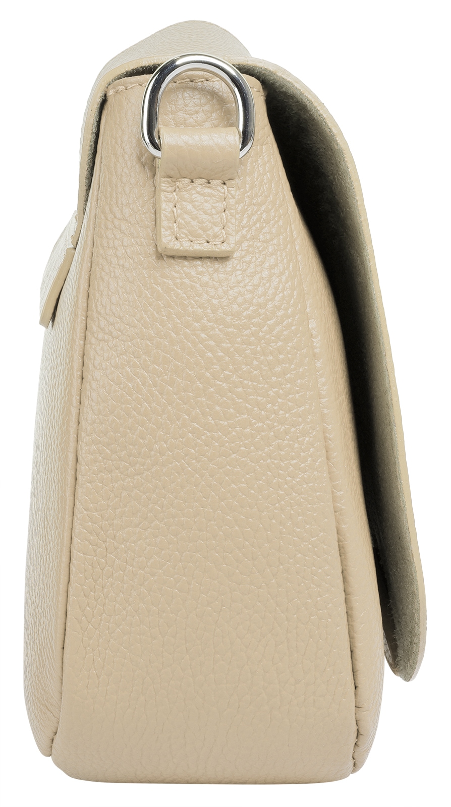 Cluty Umhängetasche, echt Leder, Made in Italy