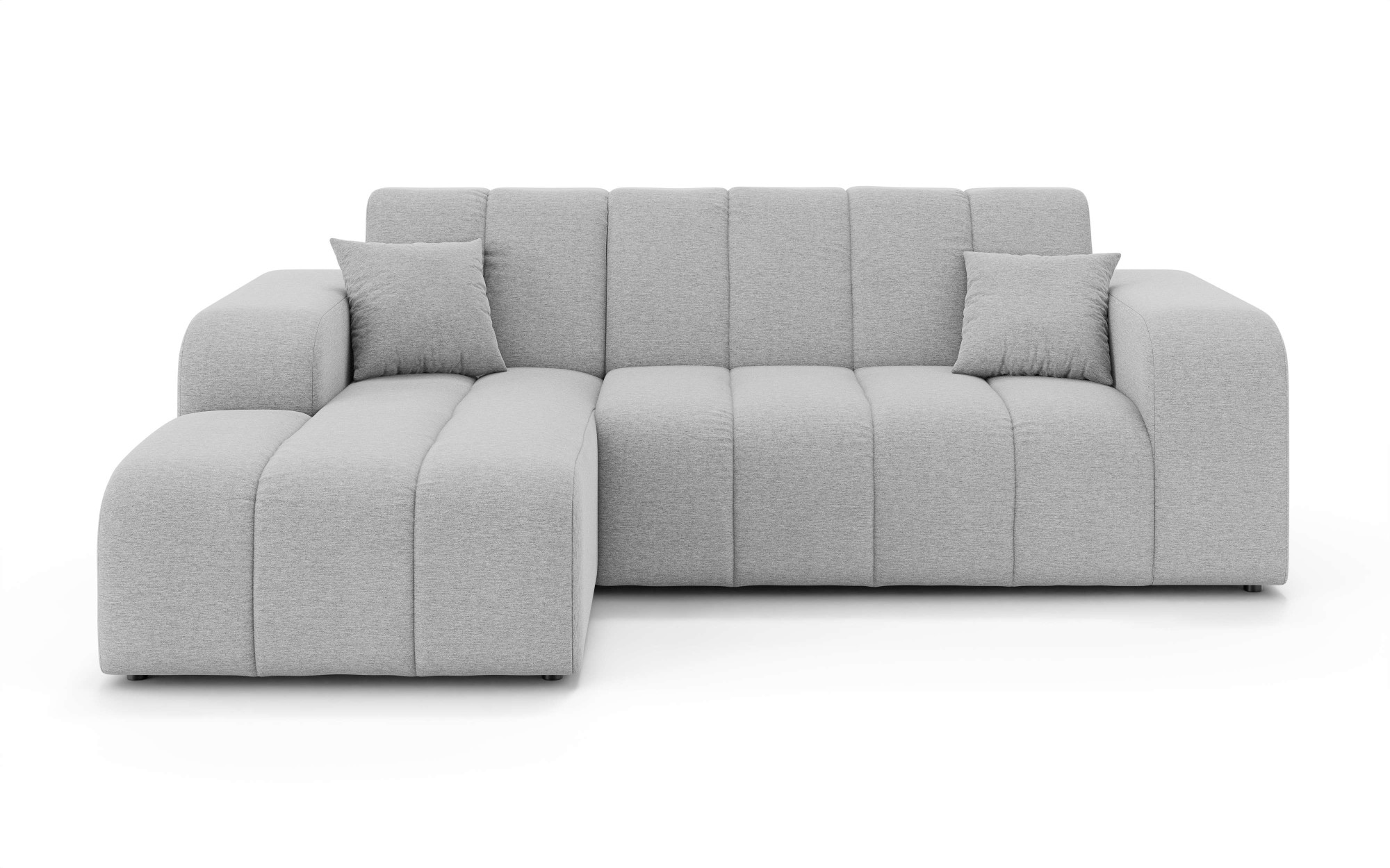 INOSIGN Ecksofa »CASSY L-Form, Schlafsofa mit Bettkasten, Masse B/T/H: 245/165/88 cm« mit 2 Rückenkissen, Recamiere rechts oder links bestellbar