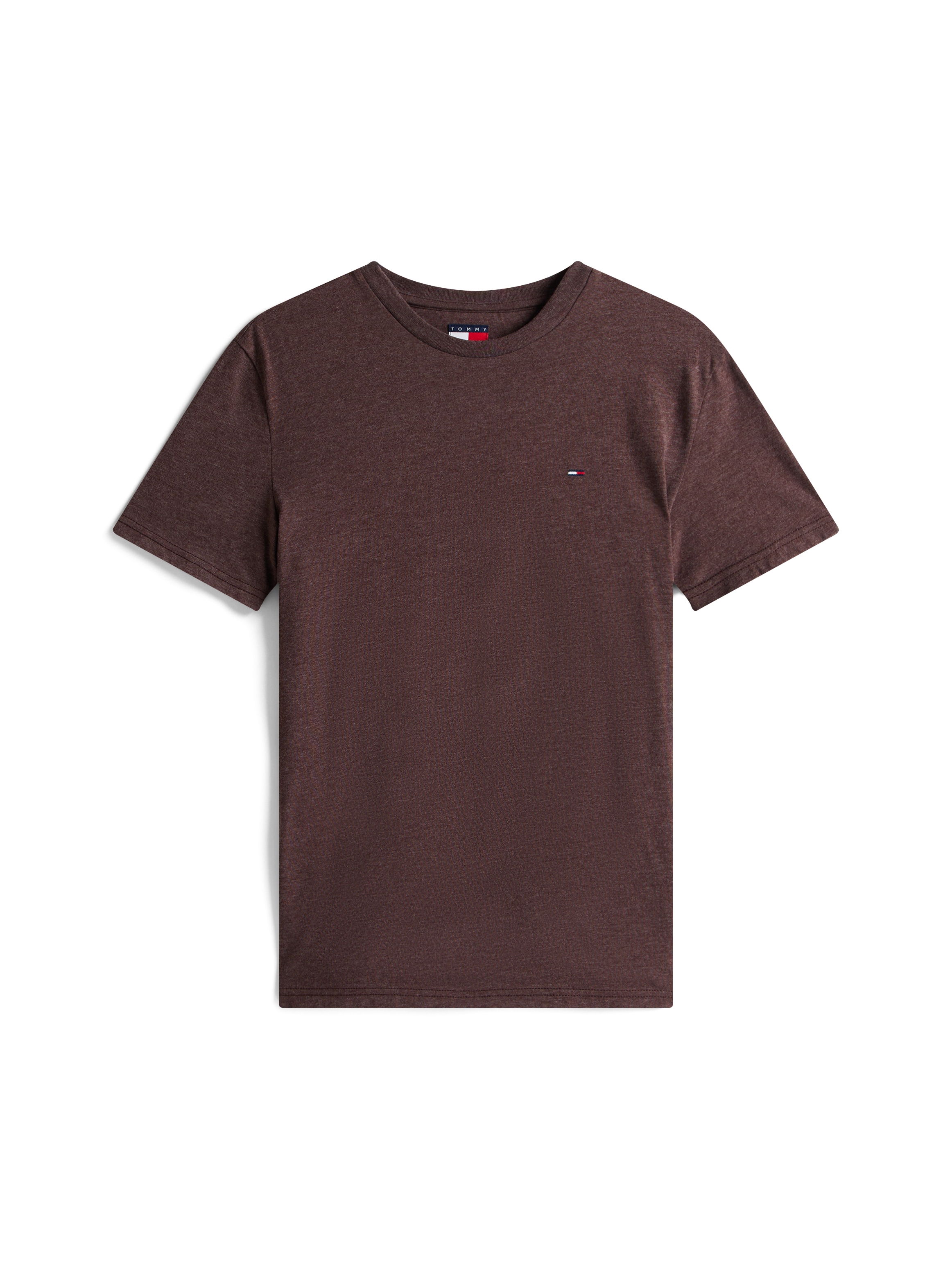 Tommy Jeans T-Shirt »TJM XSLIM JASPE HTR TEE EXT«, Mit Rundhalsausschnitt