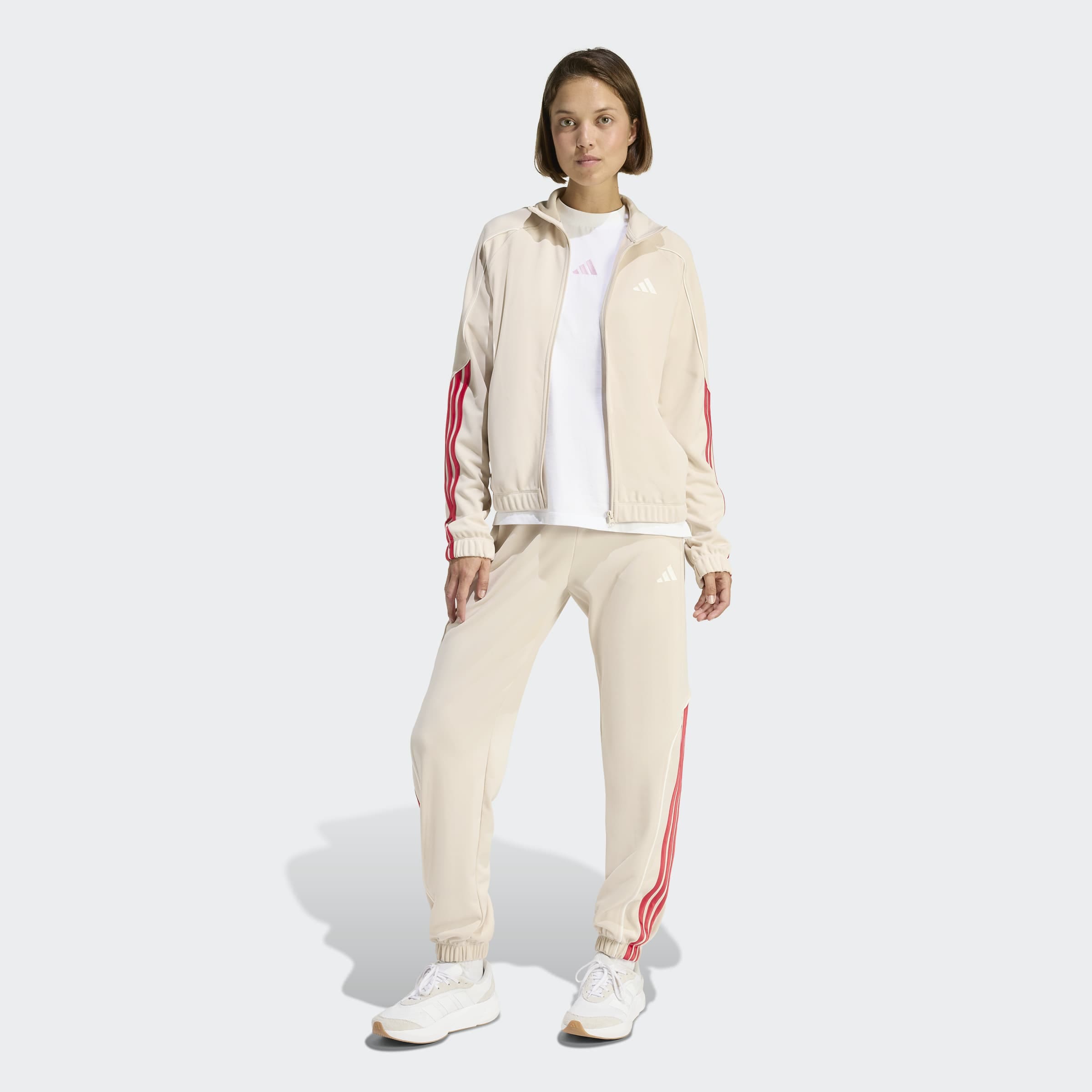 adidas Sportswear Trainingsanzug »STADIUM 3-STREIFEN« 2 tlg. für Erwachsene, zweiteiliges Set, aus Polyester