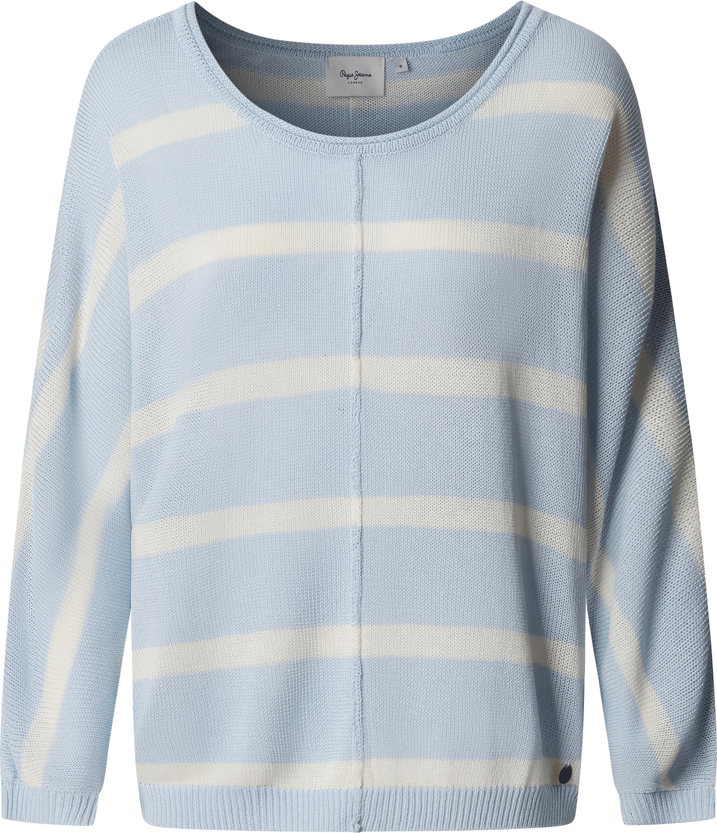Pepe Jeans Strickpullover »ALBERTA« im Streifen-Design, locker geschnitten