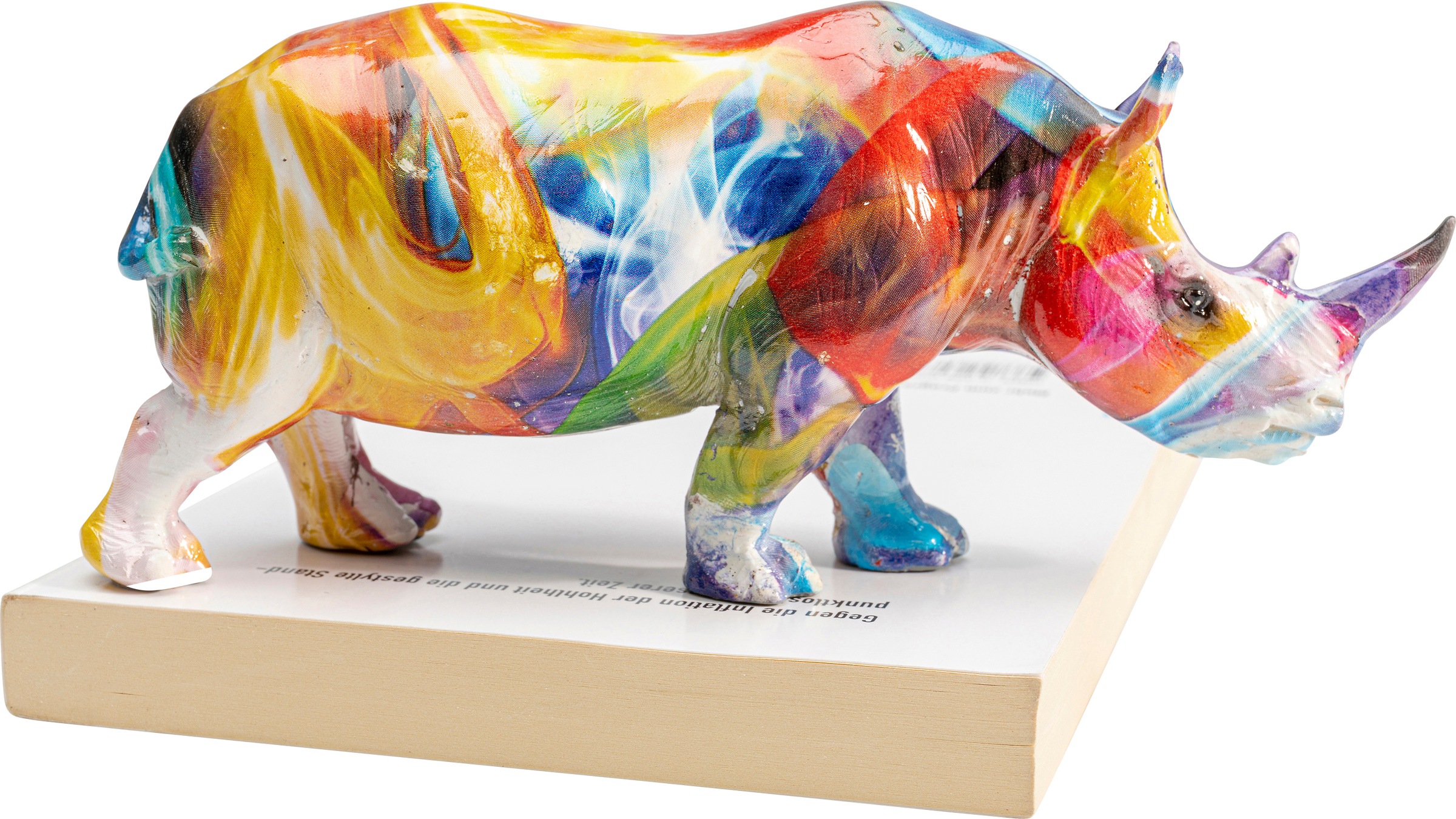 Kare Design Dekofigur »Deko Figur Colored Rhino 17cm«