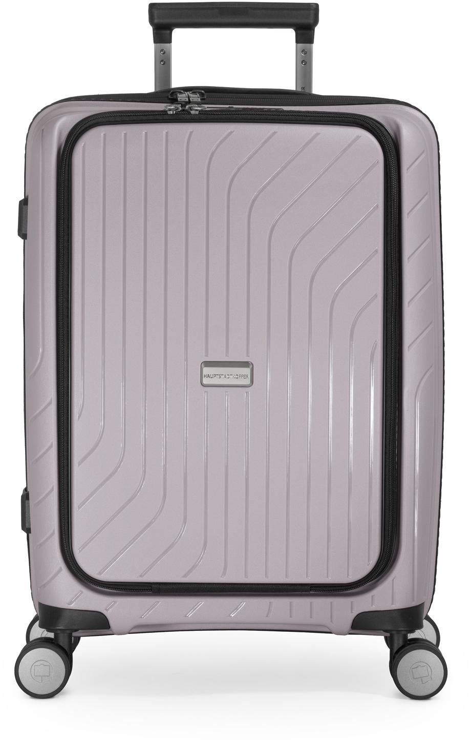 Image of Hauptstadtkoffer Hartschalen-Trolley »TXL, Vintage Silber, 55 cm«, 4 Rollen, mit gepolstertem Laptopfach bei Ackermann Versand Schweiz