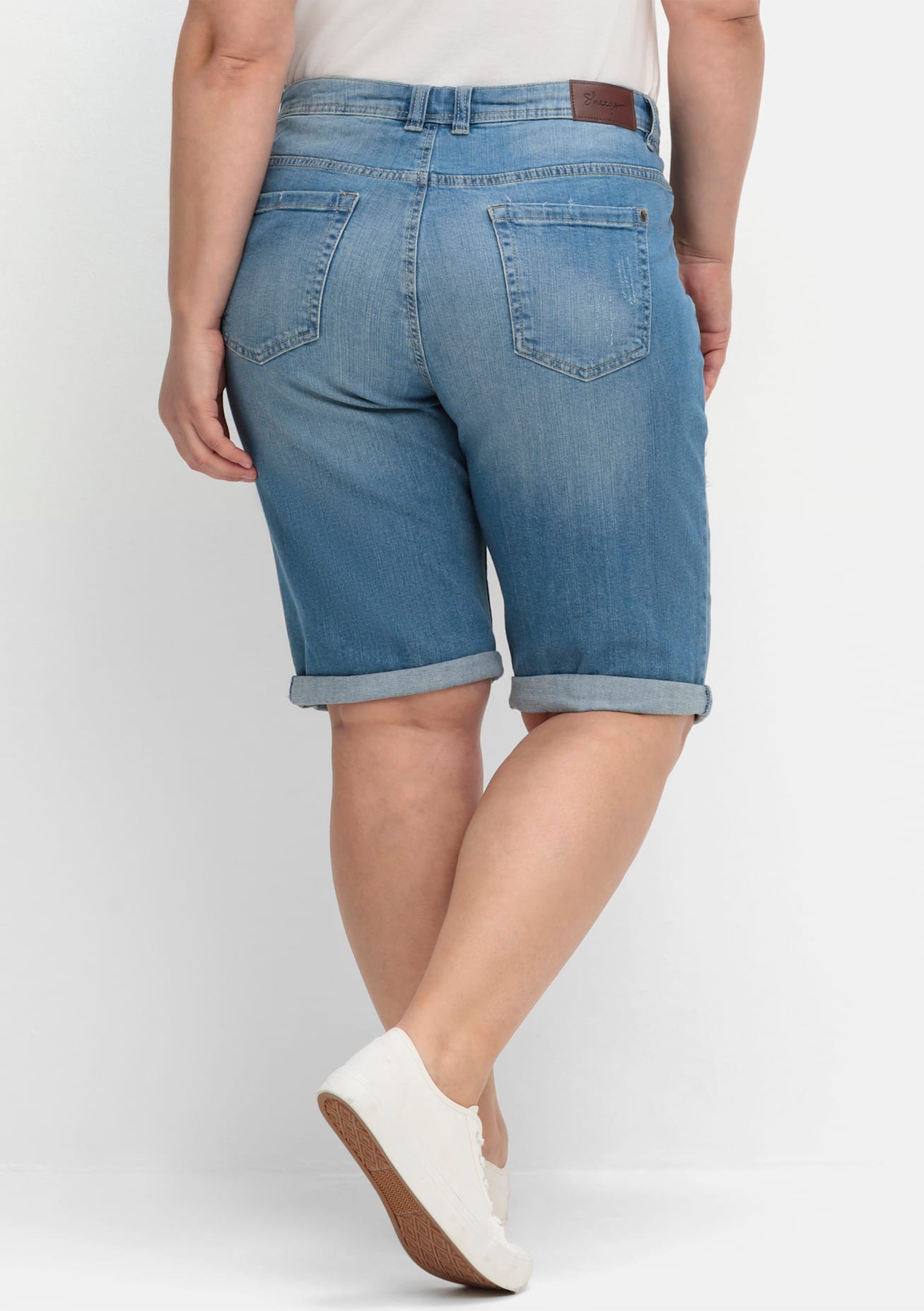 Sheego Jeansbermudas, (1 tlg.)