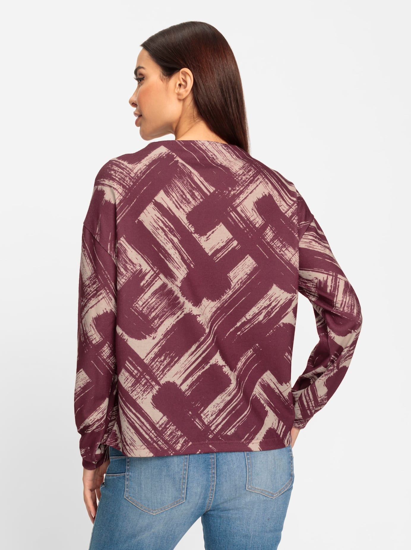 heine Langarmshirt »Druck-Shirt«, (1 tlg.)