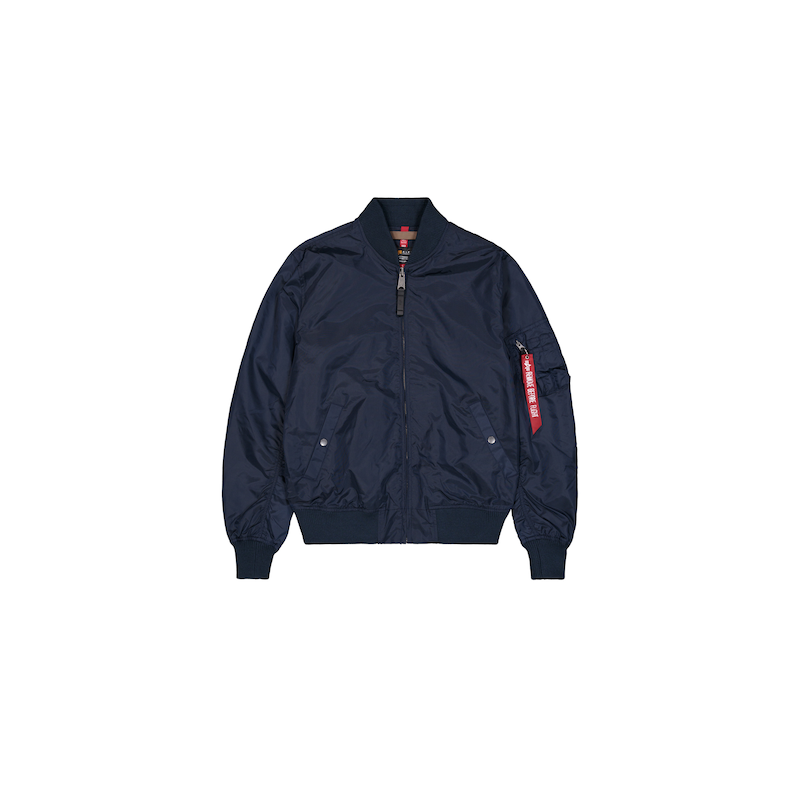 Alpha Industries , Bomberjacke »MA-1 TT Light« , blau , XXS , Flight Nylon Stoff